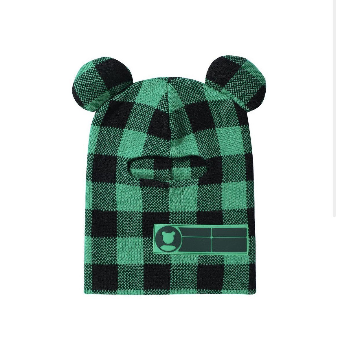 image of Jose Wong Beanie/mask in Green, Men's