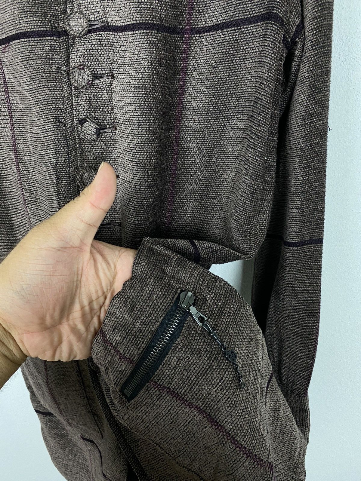 SHAREEF FULL BUTTON JACKET NICE DESIGN BY RARE DESIGNER SHAREEF Size US S / EU 44-46 / 1 - 7 Thumbnail