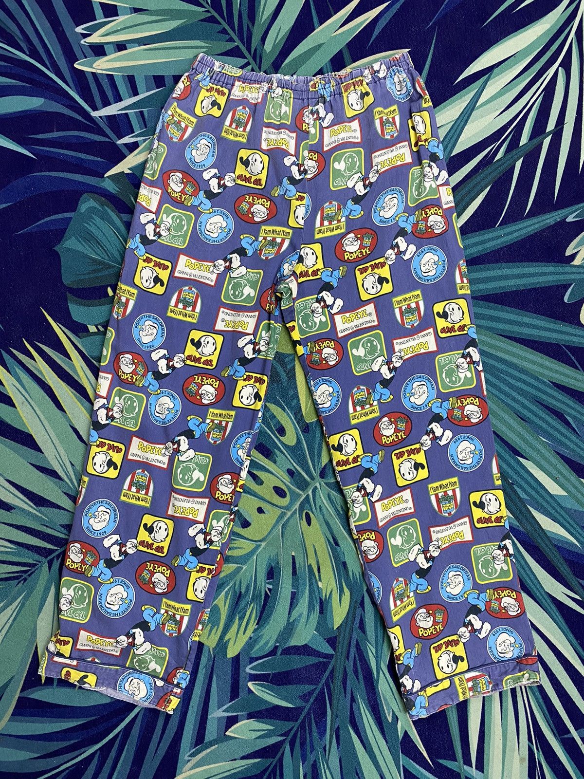 Anime × Cartoon Network Popeye Full print Pant Style Size US 30 / EU 46 - 2 Thumbnail