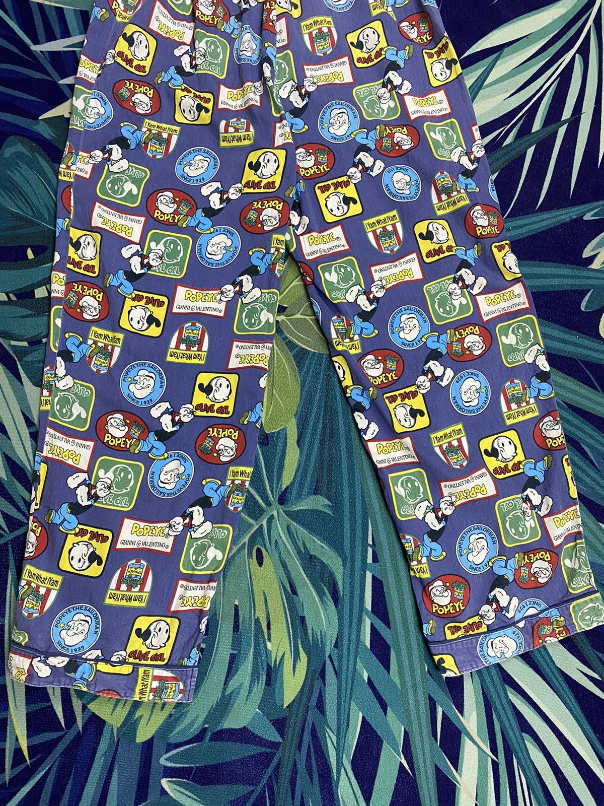 Anime × Cartoon Network Popeye Full print Pant Style Size US 30 / EU 46 - 4 Thumbnail