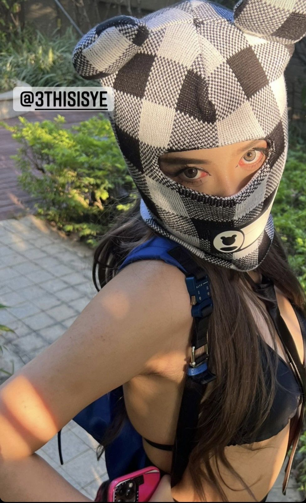 Japanese Brand Jose Wong Beanie/Mask Size ONE SIZE - 4 Thumbnail