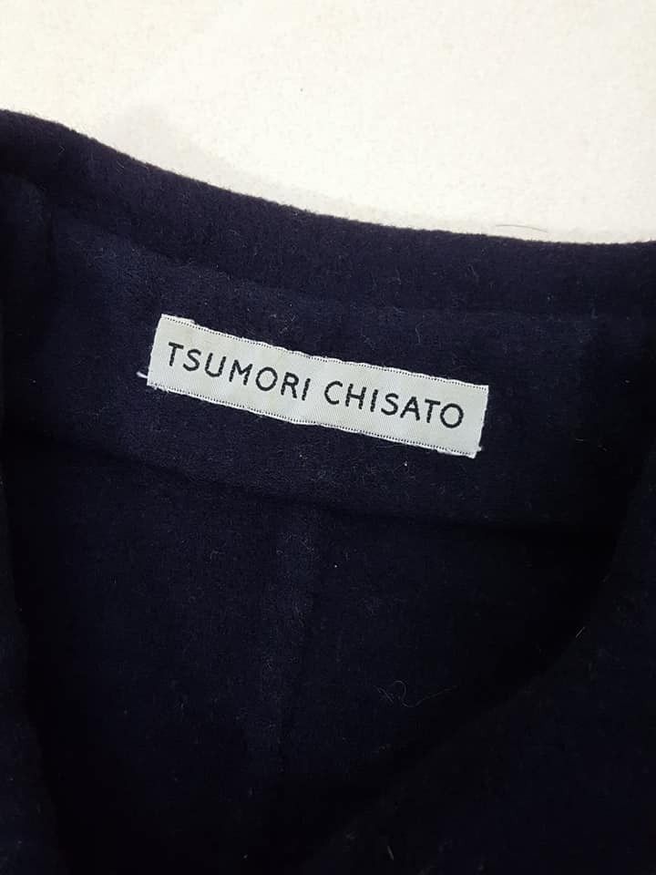 Indigo × Issey Miyake × Tsumori Chisato TSUMORI CHISATO Indigo Wool Nylon Blend Button Jacket Size US M / EU 48-50 / 2 - 11 Thumbnail
