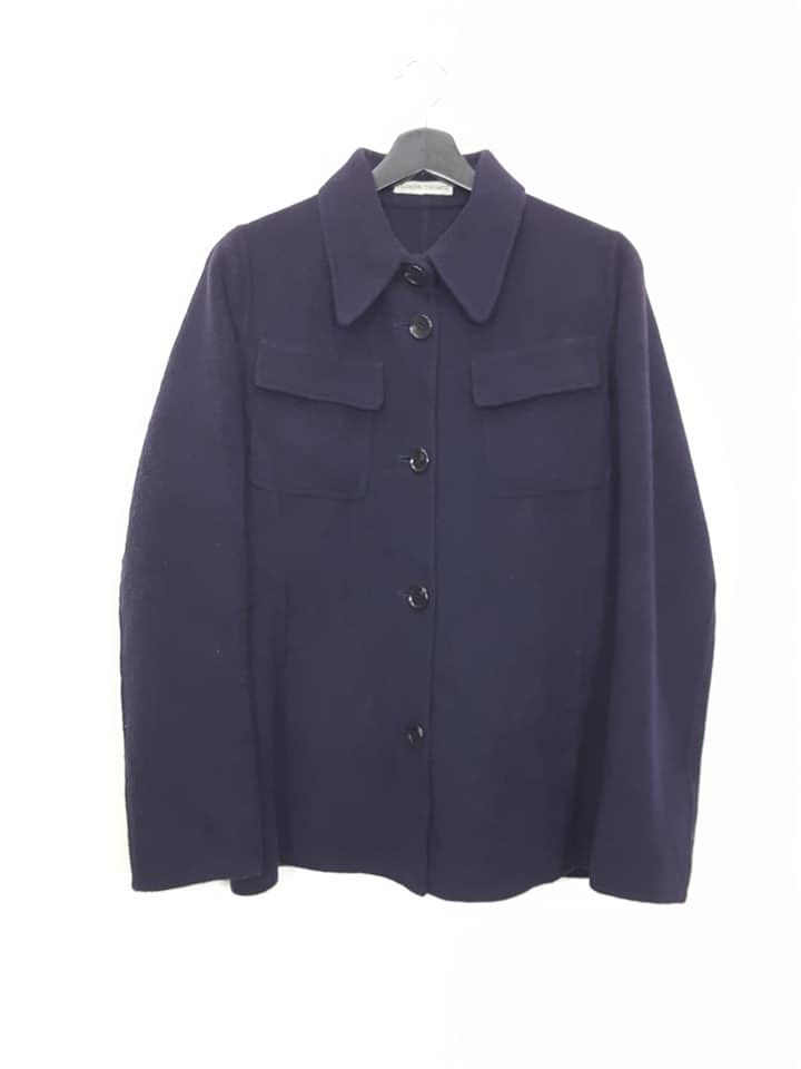 Indigo × Issey Miyake × Tsumori Chisato TSUMORI CHISATO Indigo Wool Nylon Blend Button Jacket Size US M / EU 48-50 / 2 - 7 Thumbnail