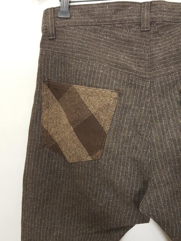 Japanese Brand ANQUIET Plaid J Curved Hybrid Streetwear Japan Pant Size US 32 / EU 48 - 6 Thumbnail