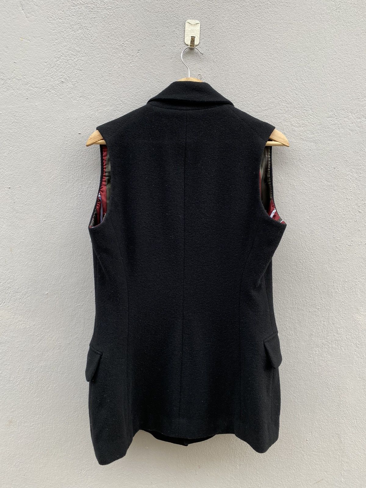 Jean Paul Gaultier Jean Paul Gaultier Sleeveless Wool Double Collar Rare Blazer Size S / US 4 / IT 40 - 12 Thumbnail