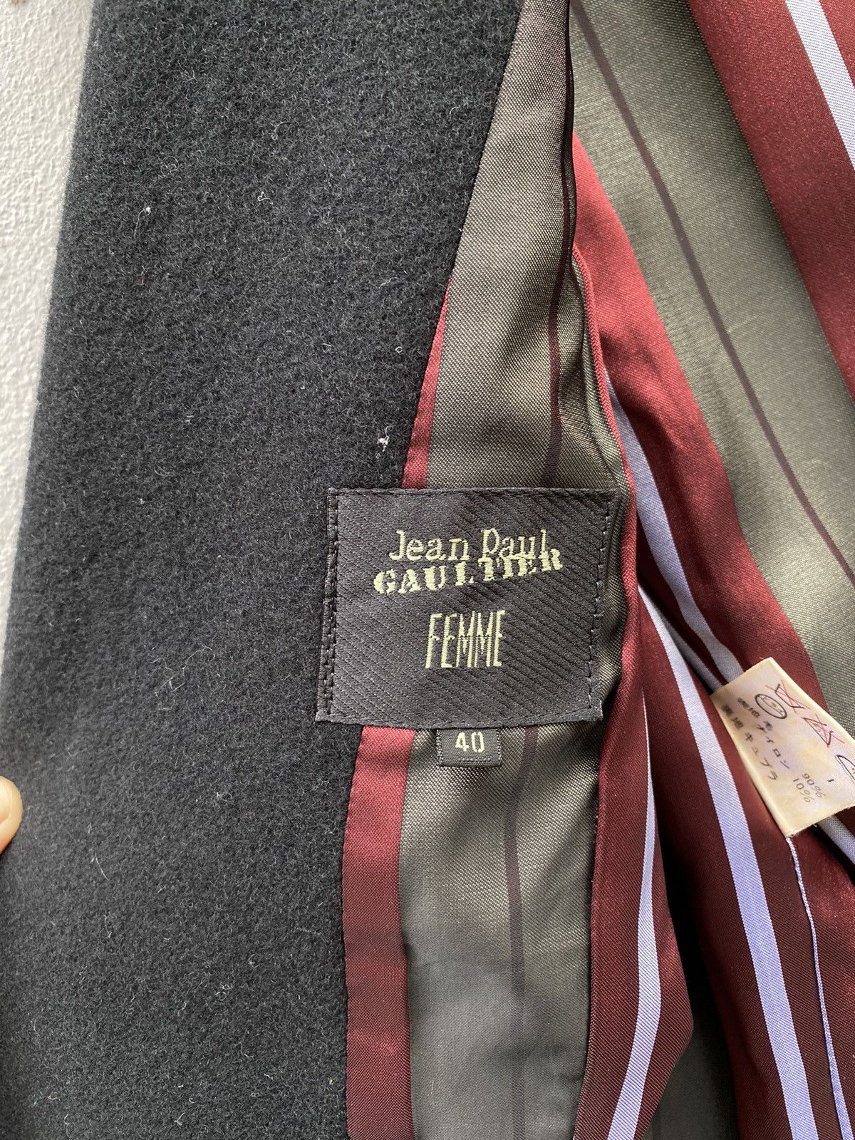Jean Paul Gaultier Jean Paul Gaultier Sleeveless Wool Double Collar Rare Blazer Size S / US 4 / IT 40 - 3 Thumbnail