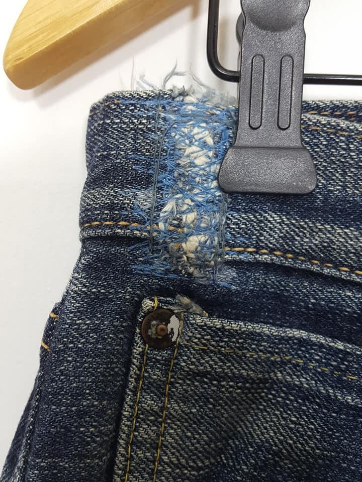 Designer × Japanese Brand Japanese Rebuild Reconstruct Kimono Shibori Patches Jeans Size US 33 - 10 Thumbnail