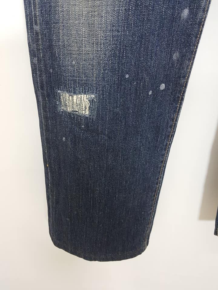 Designer × Japanese Brand Japanese Rebuild Reconstruct Kimono Shibori Patches Jeans Size US 33 - 14 Thumbnail