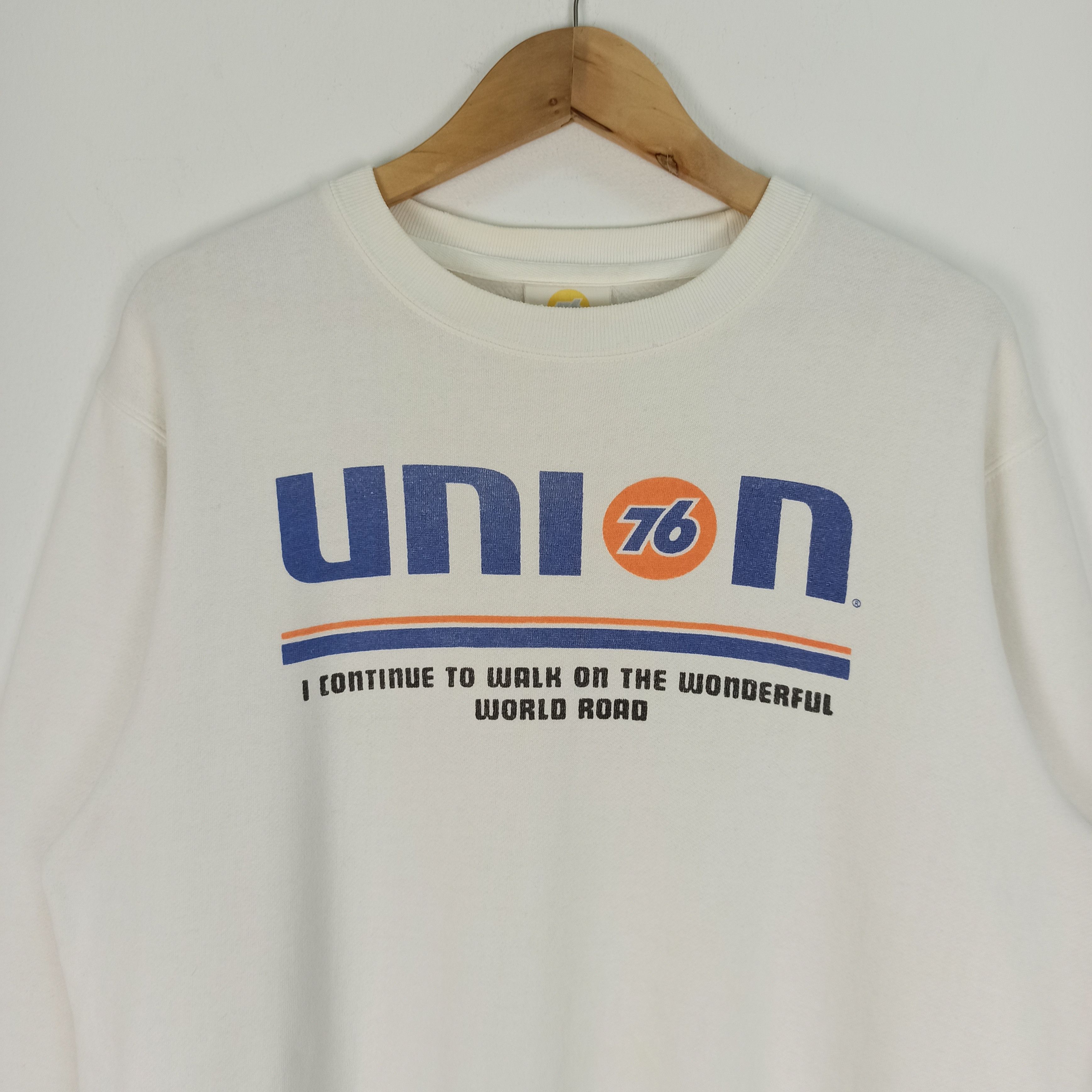 Sports Specialties Rare Distressed Lubricants Union 76 Racing Fuel Sweatshirt Size US L / EU 52-54 / 3 - 2 Thumbnail