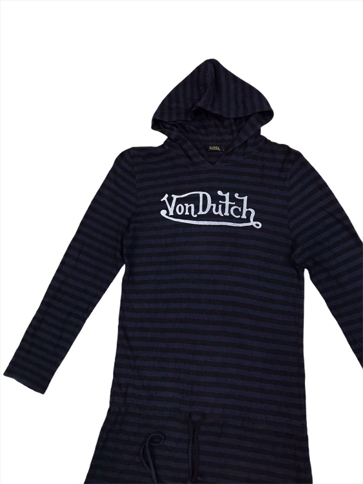 Von Dutch Von Dutch Stripes Hoodie Dress Size L / US 10 / IT 46 - 3 Thumbnail