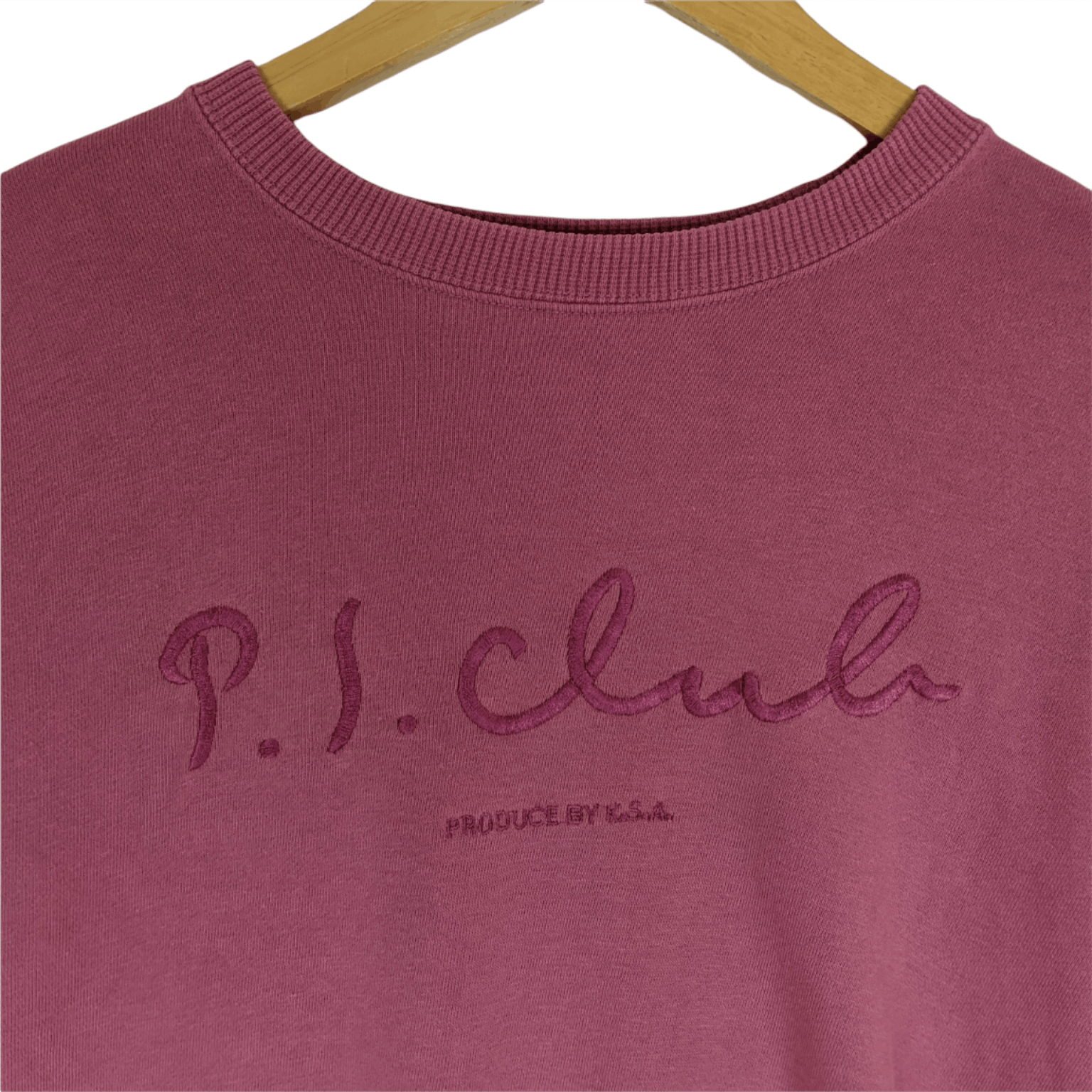 Japanese Brand Japanese Vintage PS CLUB Big Spell Out Jumper Sweatshirt Size US M / EU 48-50 / 2 - 4 Thumbnail