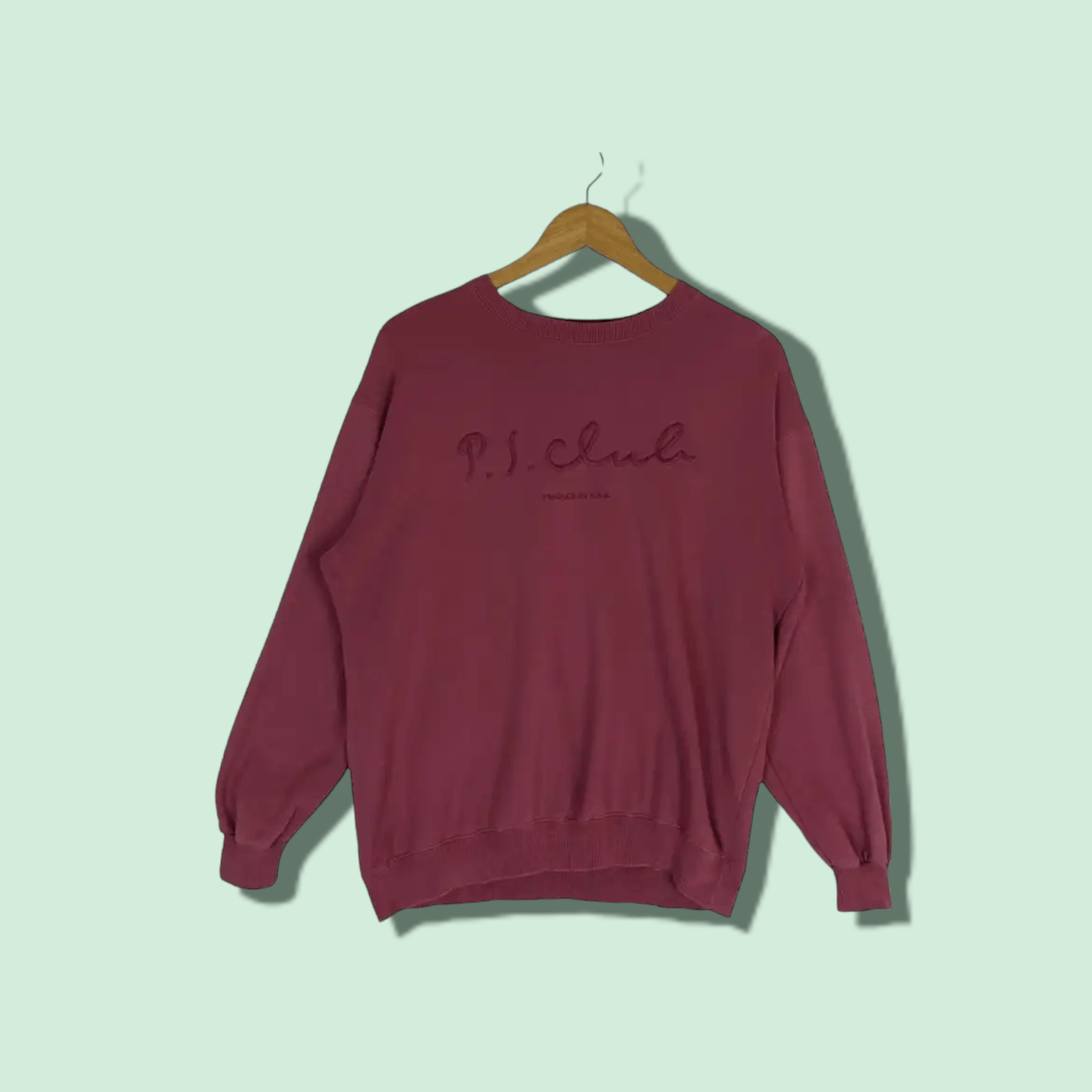 Japanese Brand Japanese Vintage PS CLUB Big Spell Out Jumper Sweatshirt Size US M / EU 48-50 / 2 - 1 Thumbnail