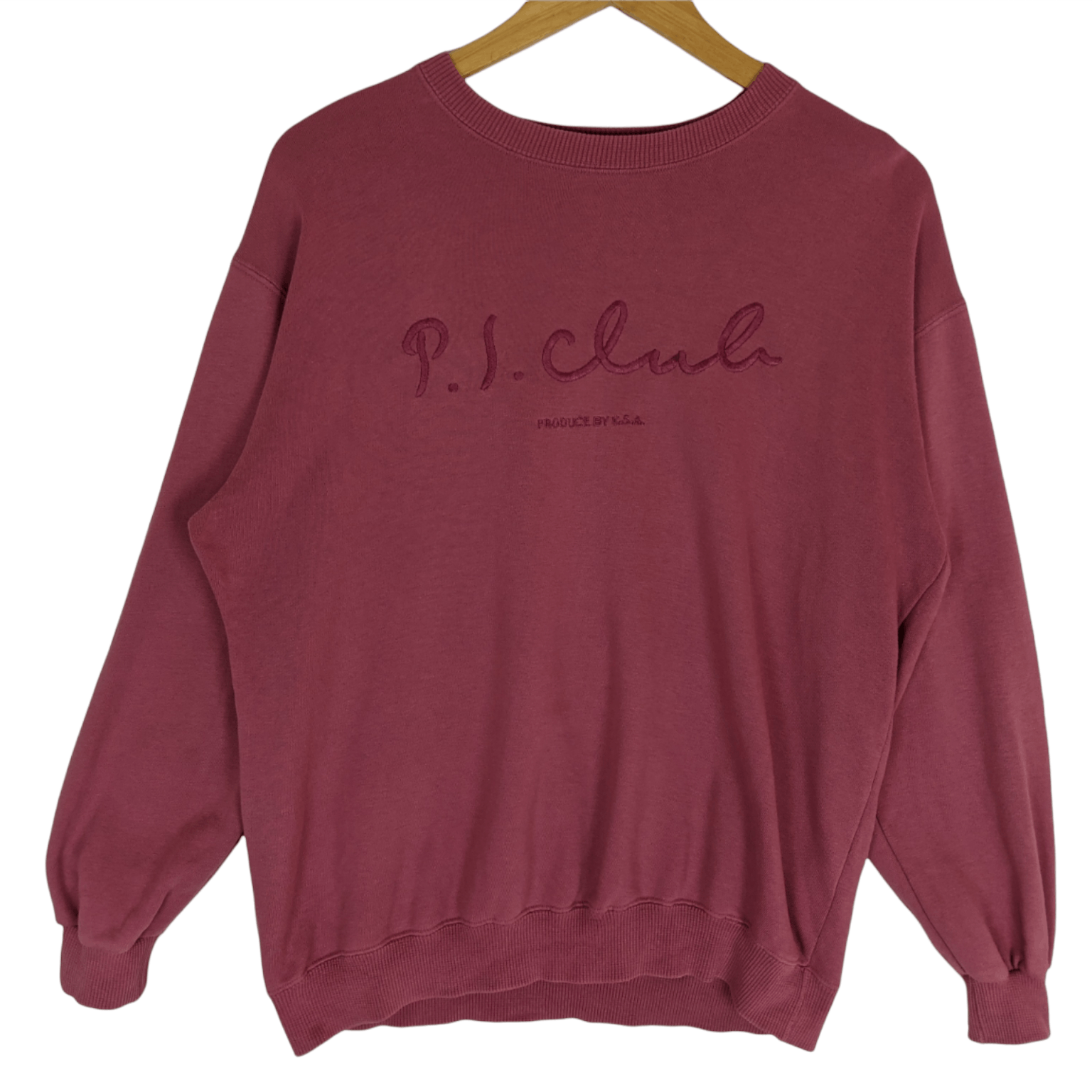 Japanese Brand Japanese Vintage PS CLUB Big Spell Out Jumper Sweatshirt Size US M / EU 48-50 / 2 - 3 Thumbnail