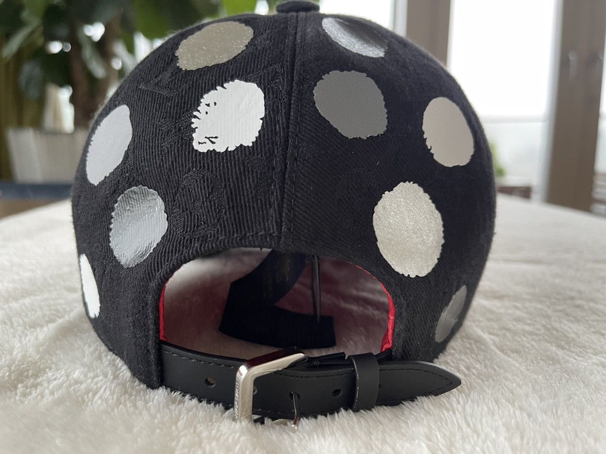 Louis Vuitton × Yayoi Kusama Yayoi Kusama Louis Vuitton Painted Dots Cap 100% Auth M Rare Size ONE SIZE - 4 Thumbnail