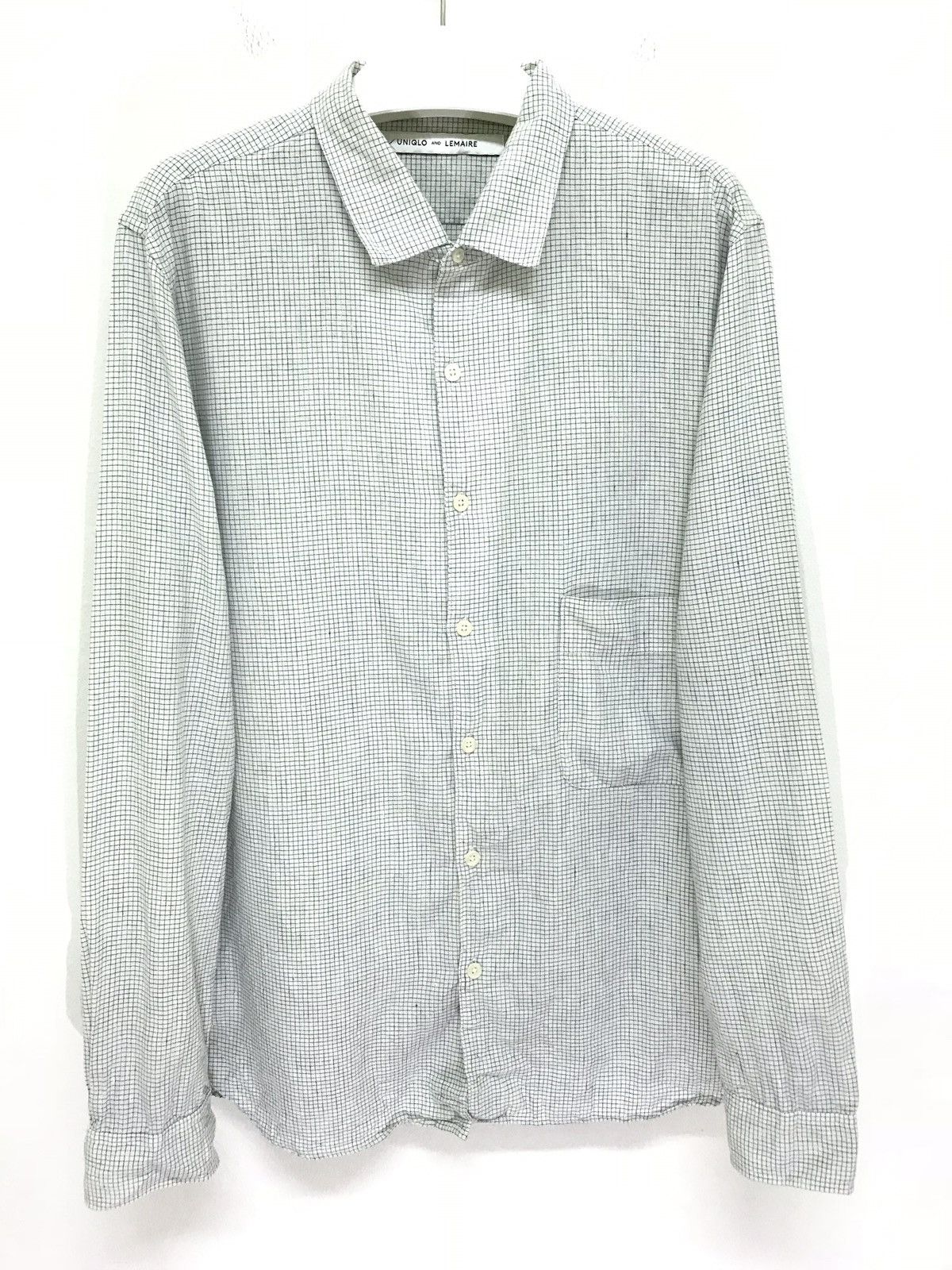 💖Lemaire x Uniqlo Check Button Up Shirt