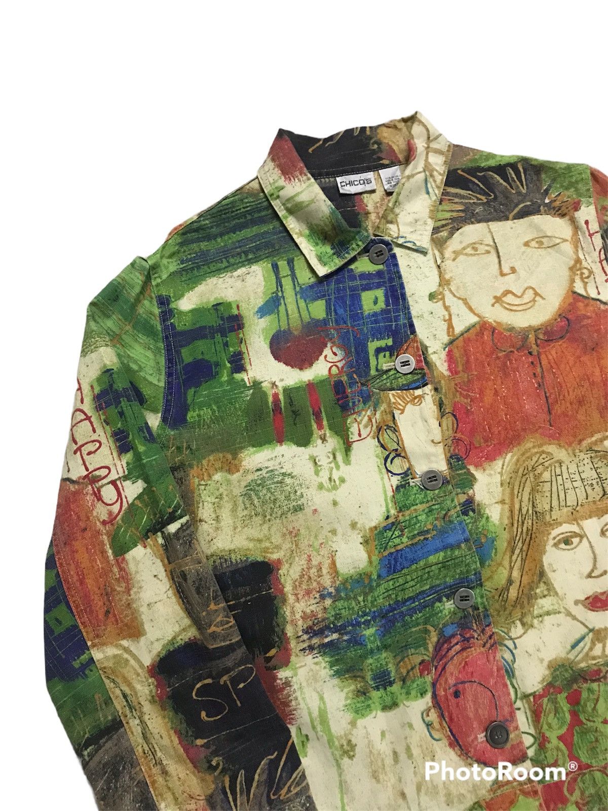Chicos 💥Final💥Vintage90s Chicos Motive Art Jacket Size US M / EU 48-50 / 2 - 6 Thumbnail