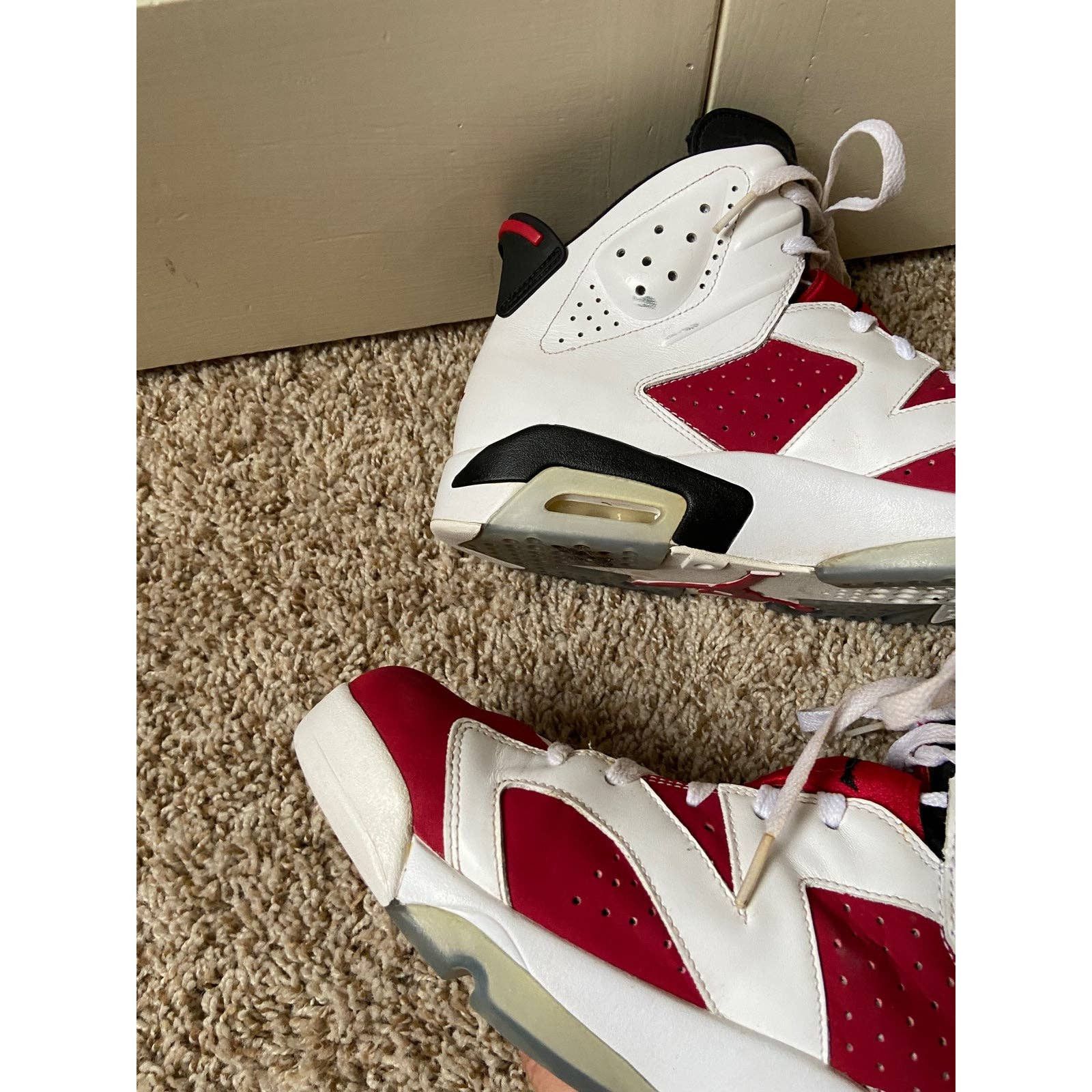 Jordan Brand × Nike Nike Air Jordan 6 Retro Carmine 2014 Sneakers Size 11.5 Size US 11.5 / EU 44-45 - 7 Thumbnail