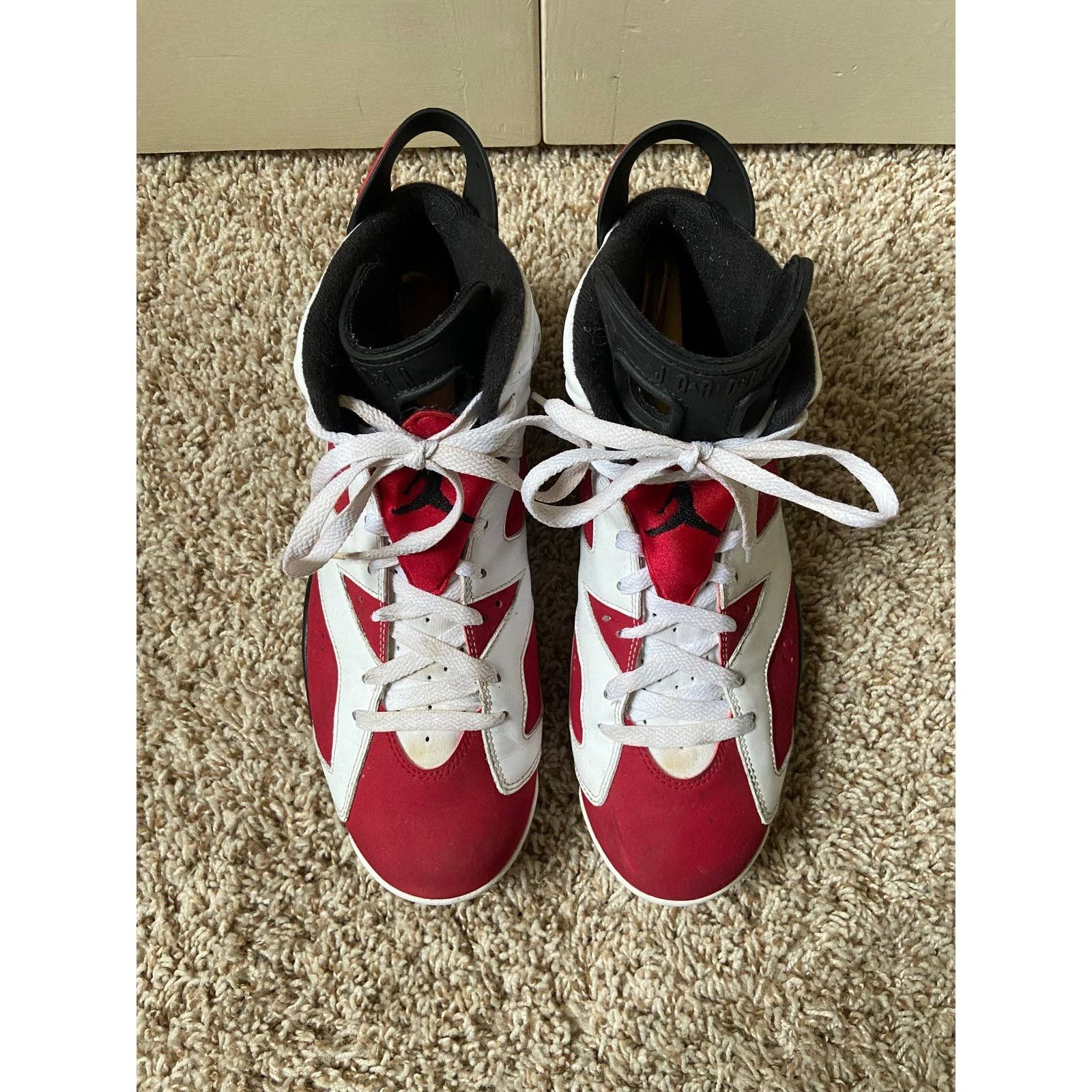 Jordan Brand × Nike Nike Air Jordan 6 Retro Carmine 2014 Sneakers Size 11.5 Size US 11.5 / EU 44-45 - 2 Thumbnail