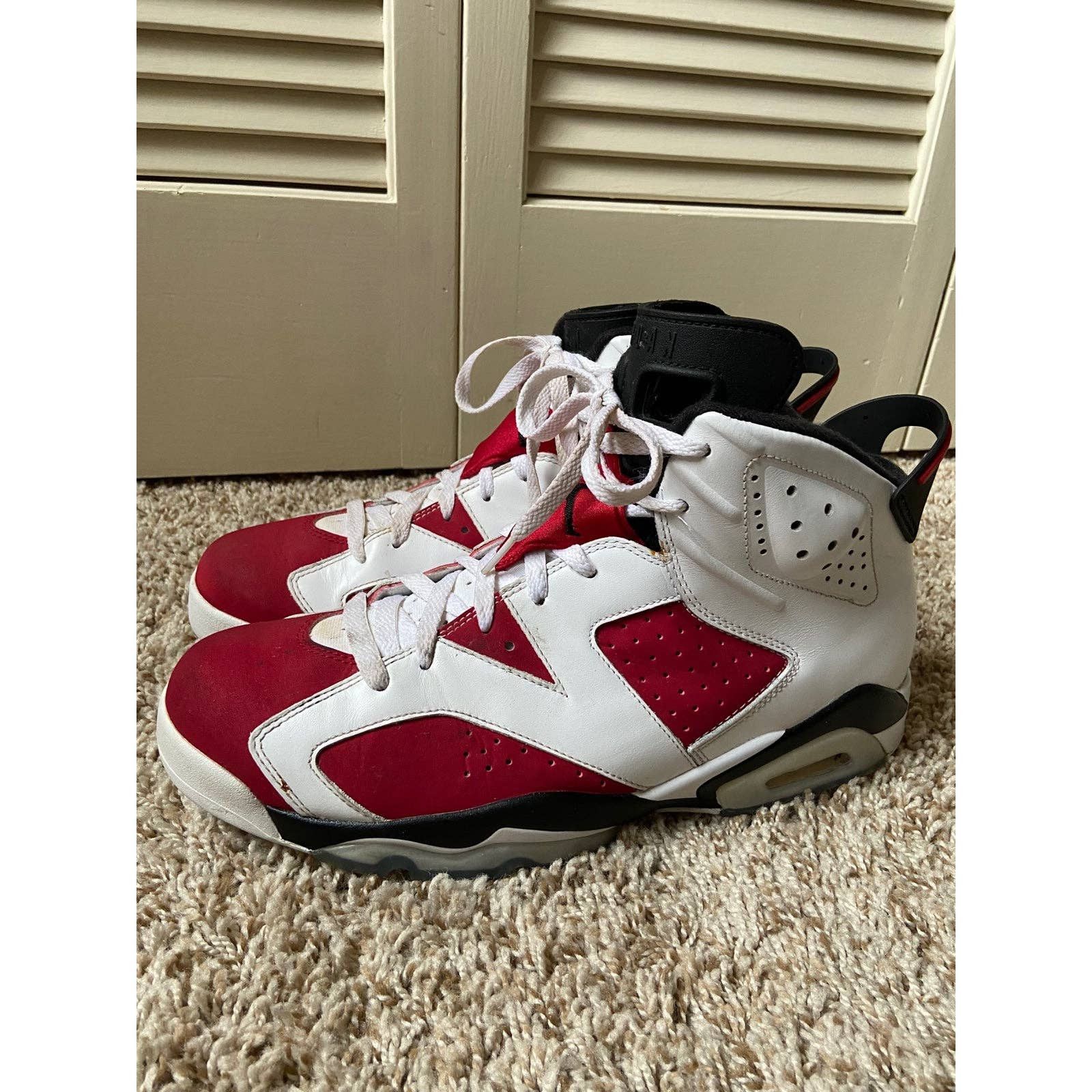 Jordan Brand × Nike Nike Air Jordan 6 Retro Carmine 2014 Sneakers Size 11.5 Size US 11.5 / EU 44-45 - 6 Thumbnail