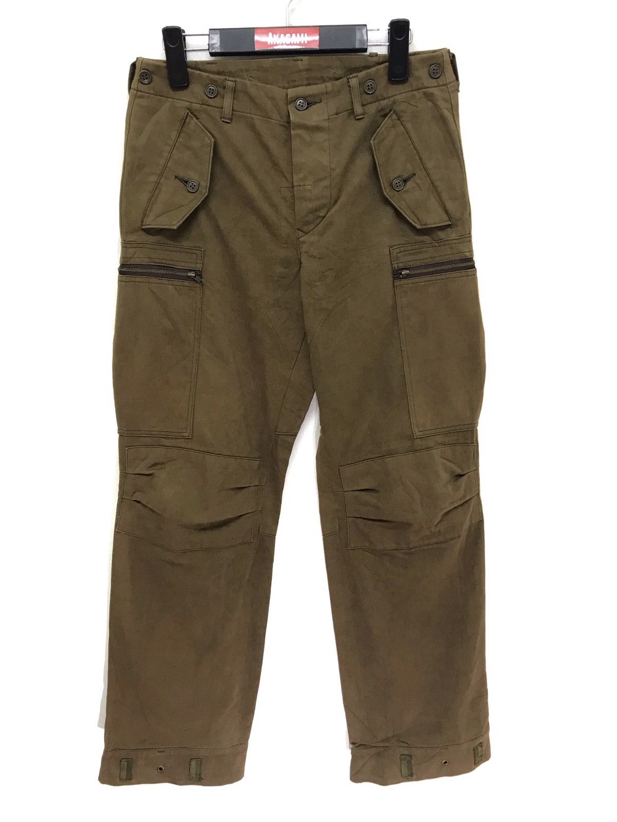 Japanese Brand Men’s Melrose European Vtg Military Cargo Pant Inspired Size US 29 - 2 Thumbnail