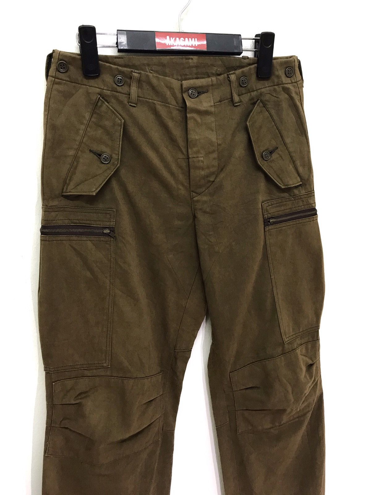 Japanese Brand Men’s Melrose European Vtg Military Cargo Pant Inspired Size US 29 - 1 Thumbnail