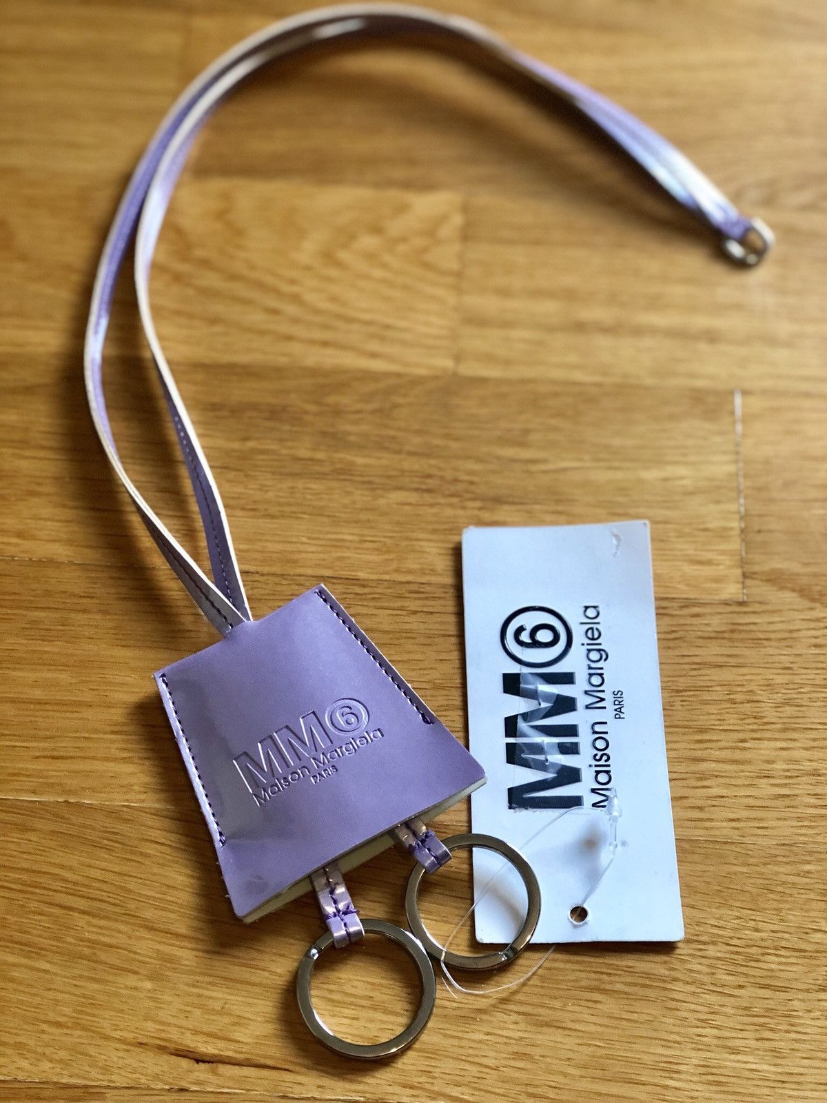 Maison Margiela Maison Margiela MM6 leather key holder necklace Size ONE SIZE - 1 Thumbnail