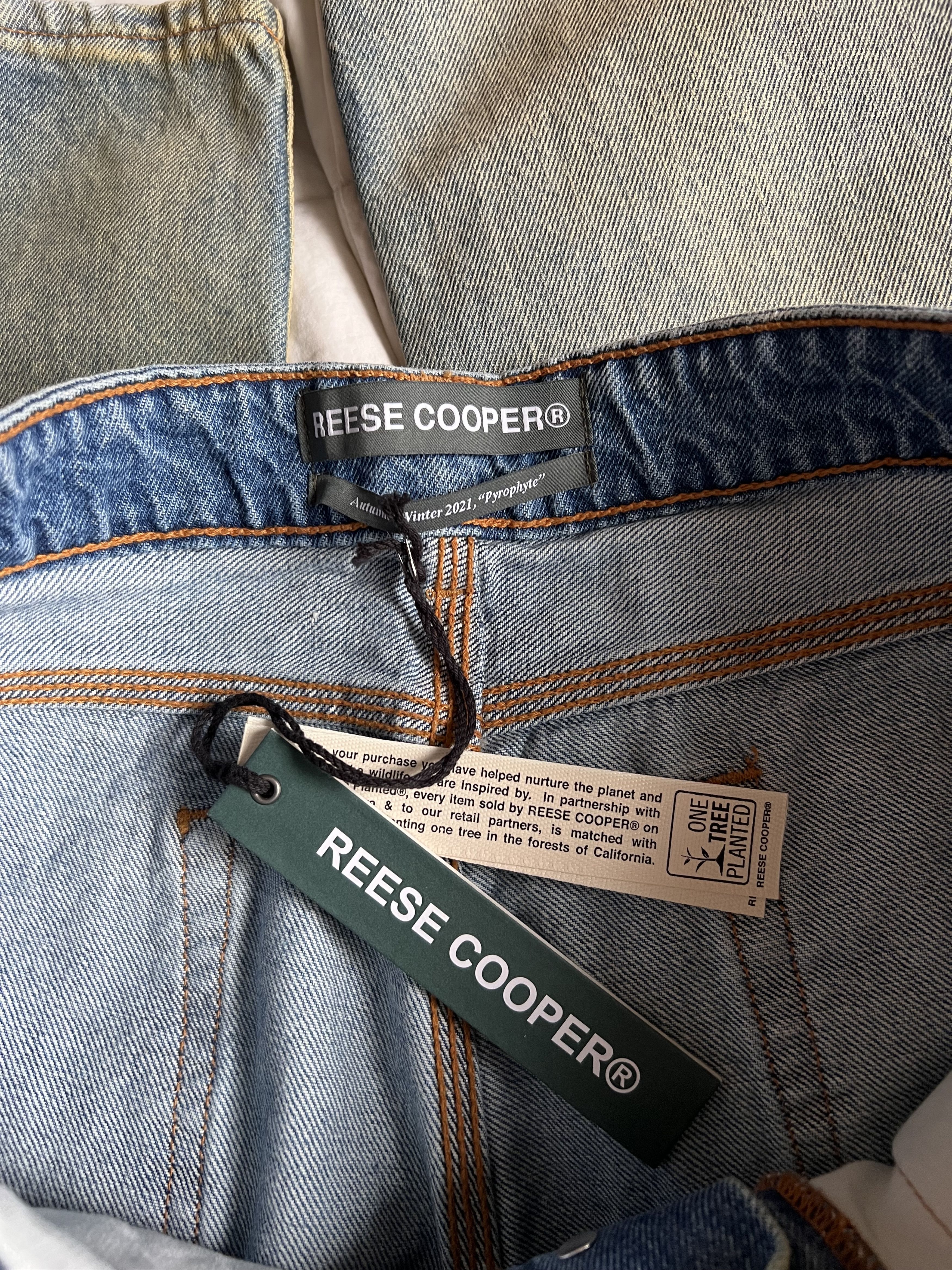 Reese Cooper Reese Cooper Washed Denim Jeans in Blue Size US 30 / EU 46 - 8 Thumbnail