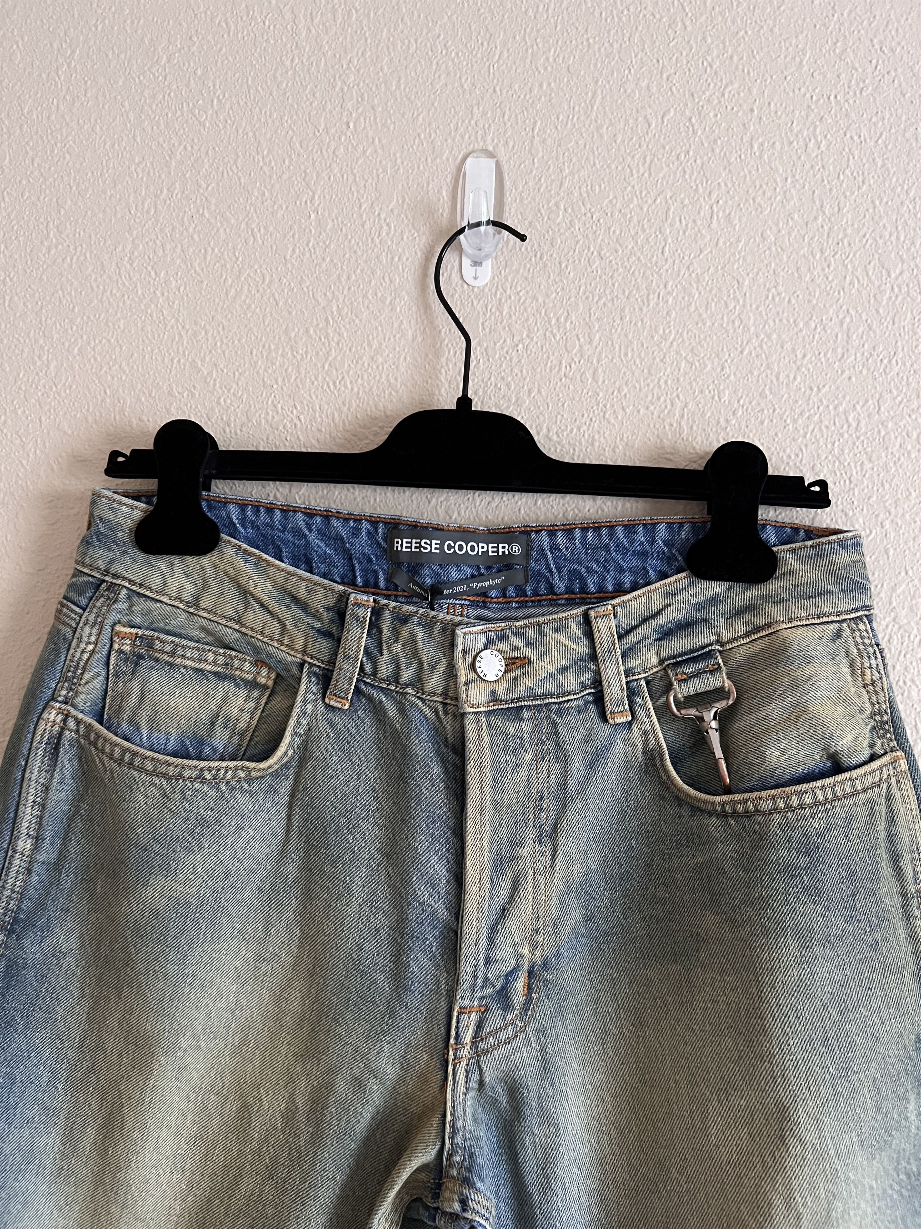 Reese Cooper Reese Cooper Washed Denim Jeans in Blue Size US 30 / EU 46 - 2 Thumbnail