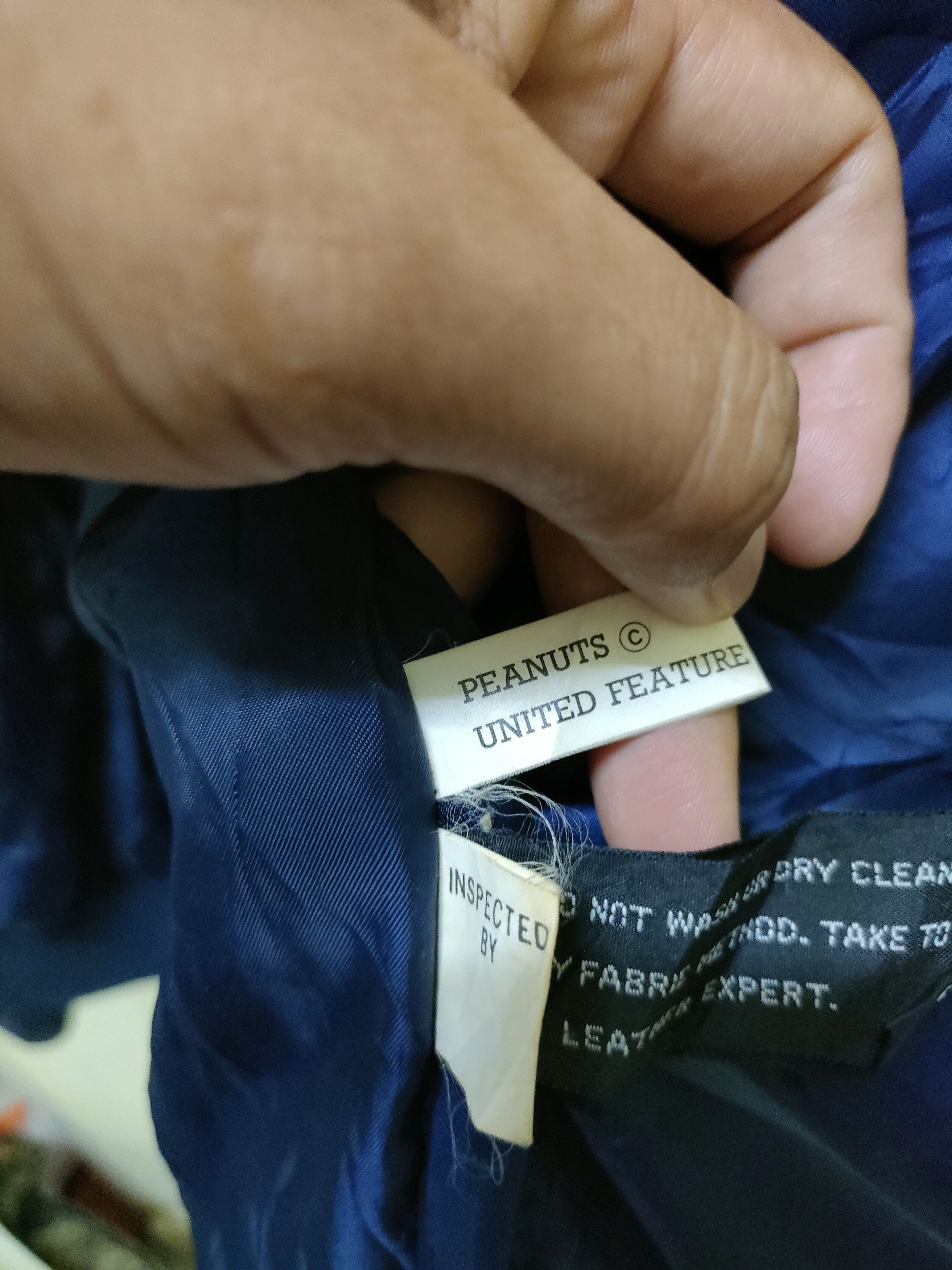 Peanuts Rare❗❗Vintage Peanuts x 8-ball Leather Jacket Size US M / EU 48-50 / 2 - 7 Thumbnail