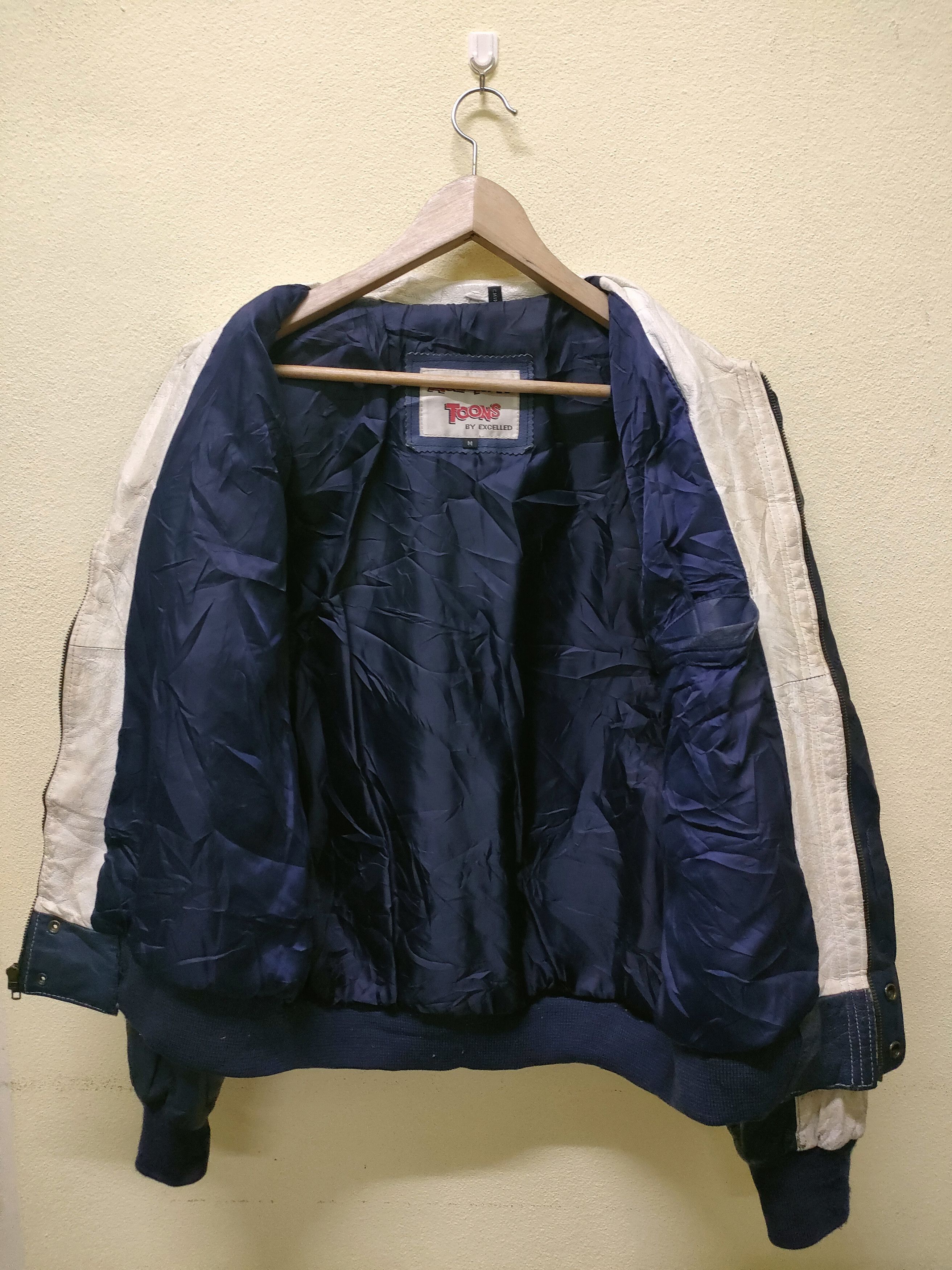 Peanuts Rare❗❗Vintage Peanuts x 8-ball Leather Jacket Size US M / EU 48-50 / 2 - 9 Thumbnail