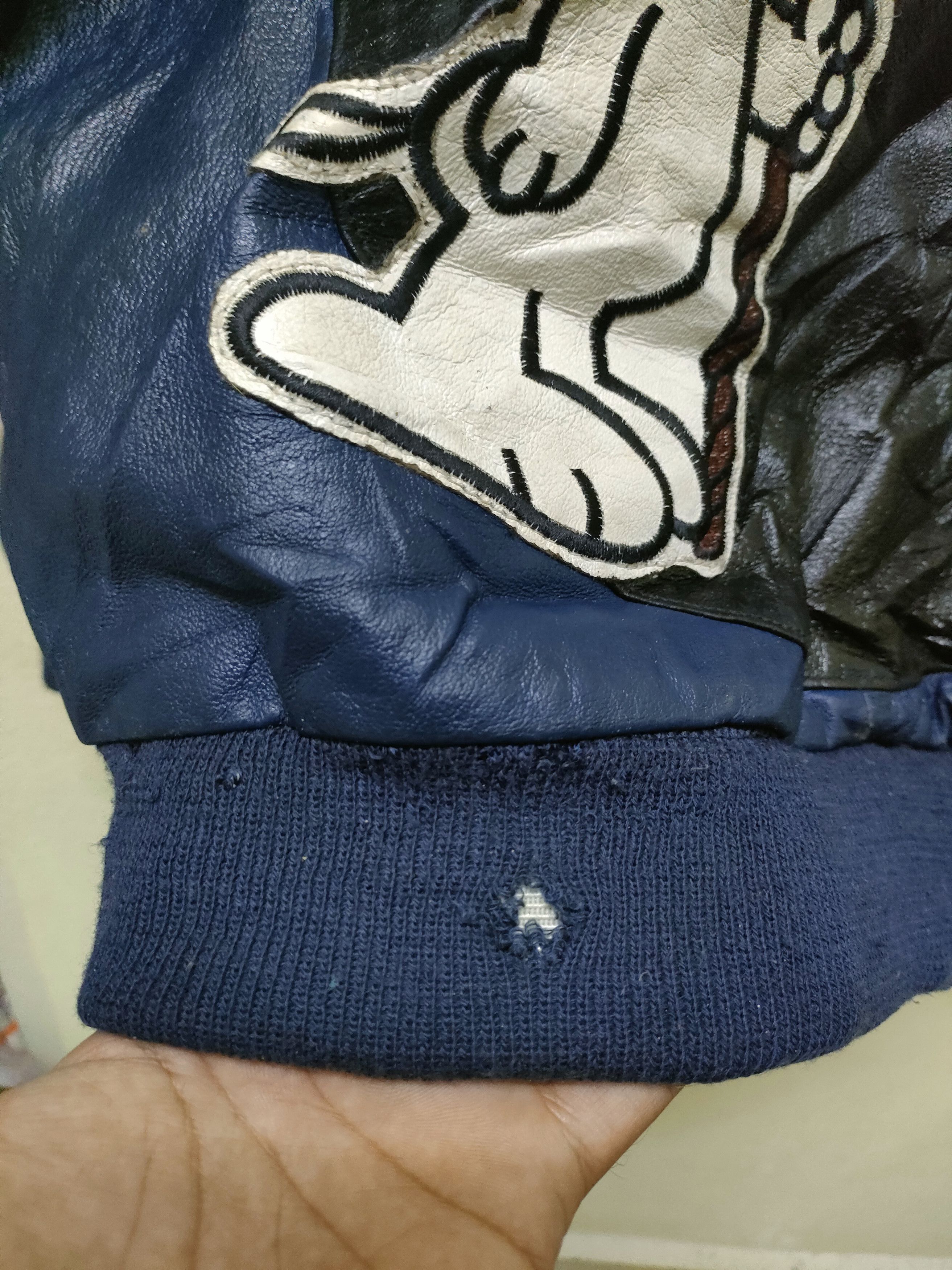 Peanuts Rare❗❗Vintage Peanuts x 8-ball Leather Jacket Size US M / EU 48-50 / 2 - 5 Thumbnail
