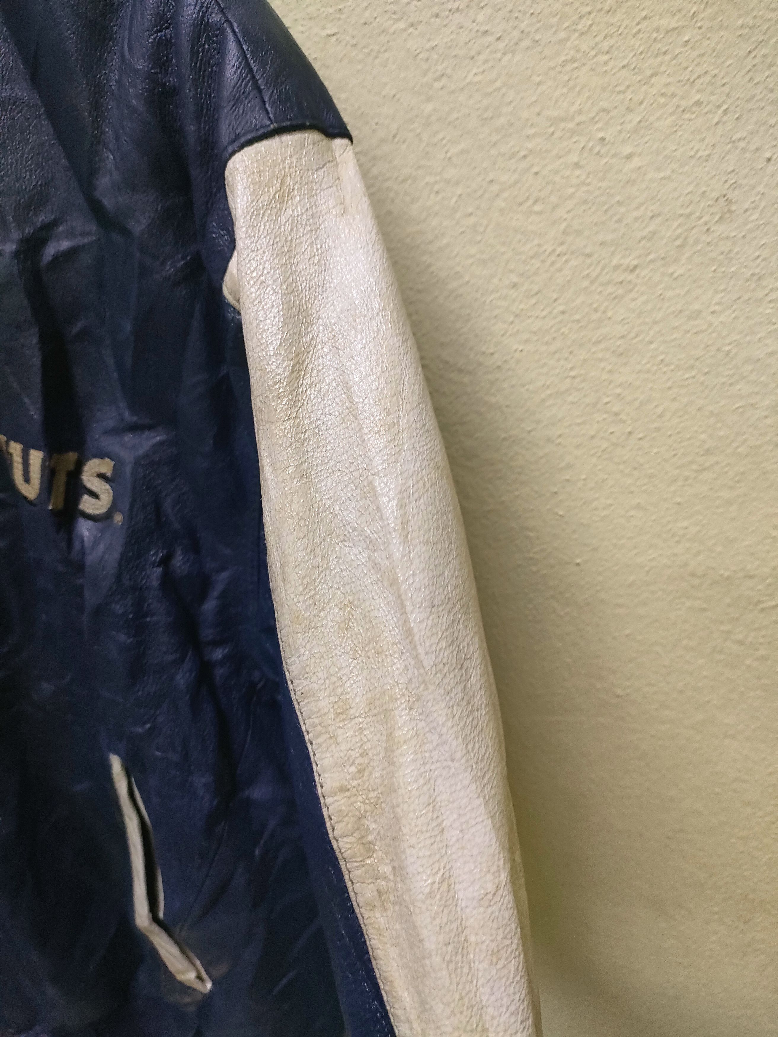 Peanuts Rare❗❗Vintage Peanuts x 8-ball Leather Jacket Size US M / EU 48-50 / 2 - 12 Thumbnail