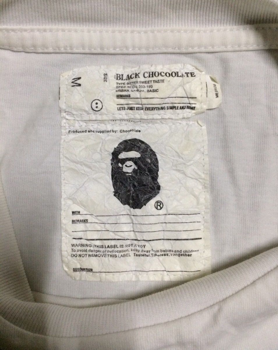 Bape × CHOCOOLATE Big Logo Bape Chocoolate Tshirt Size US M / EU 48-50 / 2 - 3 Thumbnail