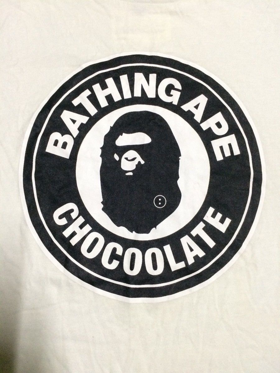 Bape × CHOCOOLATE Big Logo Bape Chocoolate Tshirt Size US M / EU 48-50 / 2 - 2 Thumbnail