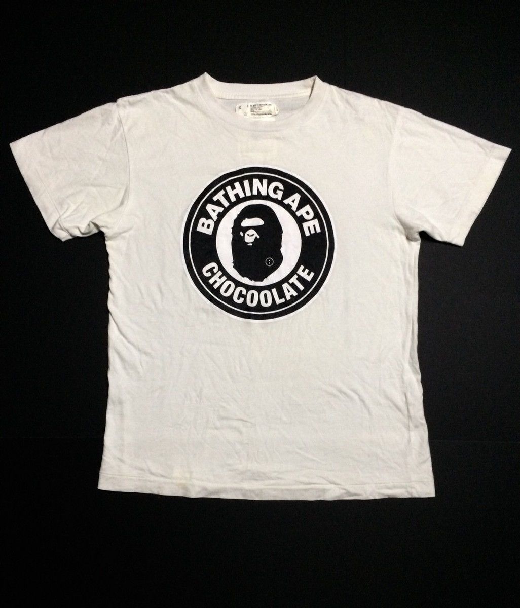Bape × CHOCOOLATE Big Logo Bape Chocoolate Tshirt Size US M / EU 48-50 / 2 - 1 Thumbnail