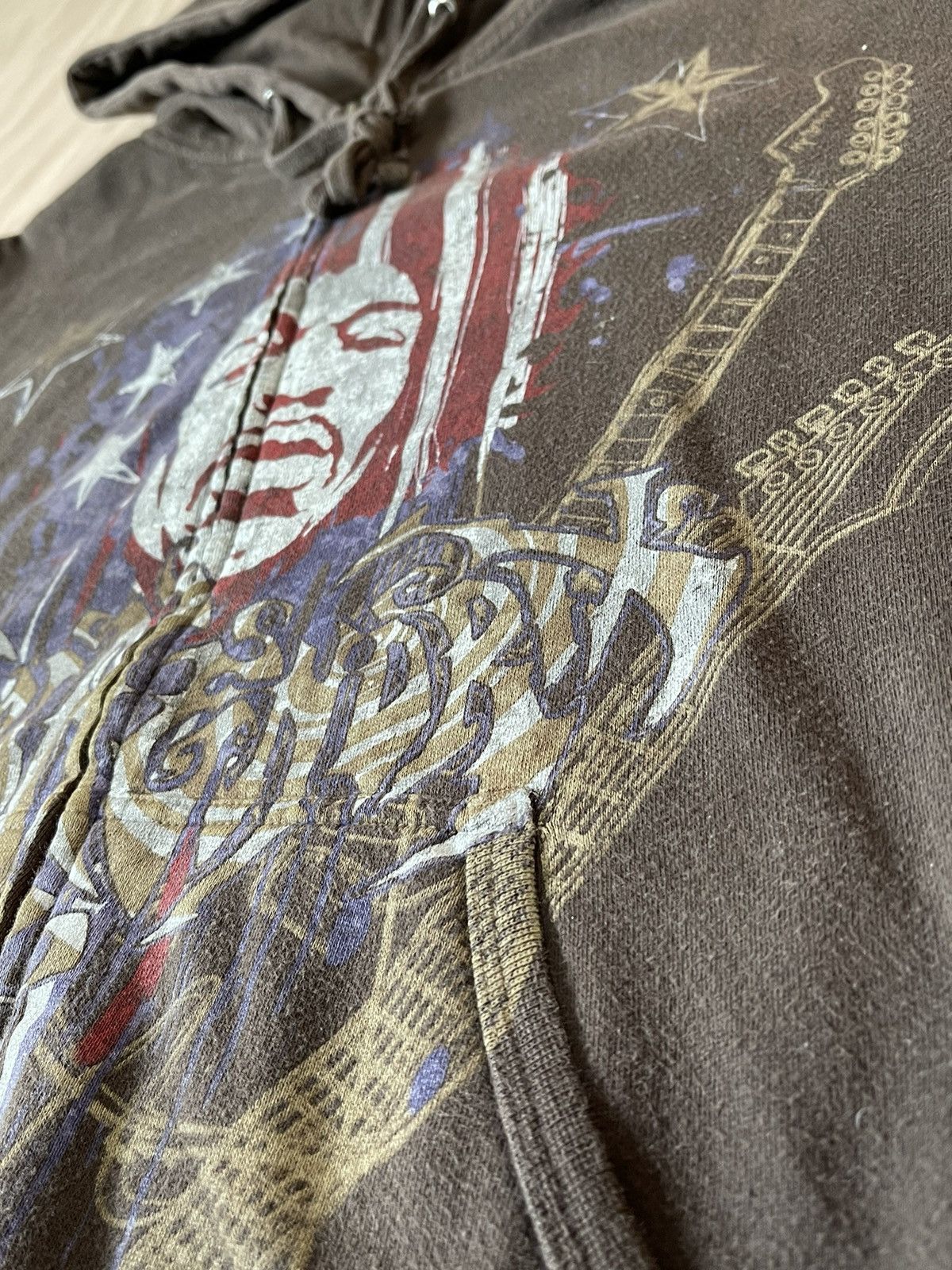 Jimi Hendrix × Vintage Vintage Jimi Hendrix Zip Up Jacket Size US M / EU 48-50 / 2 - 5 Thumbnail