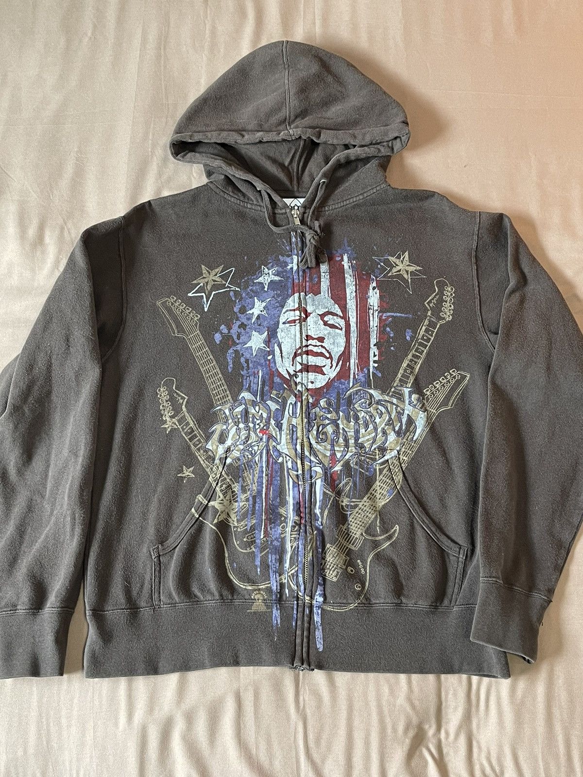 Vintage Vintage Jimi Hendrix Zip Up Jacket Grailed