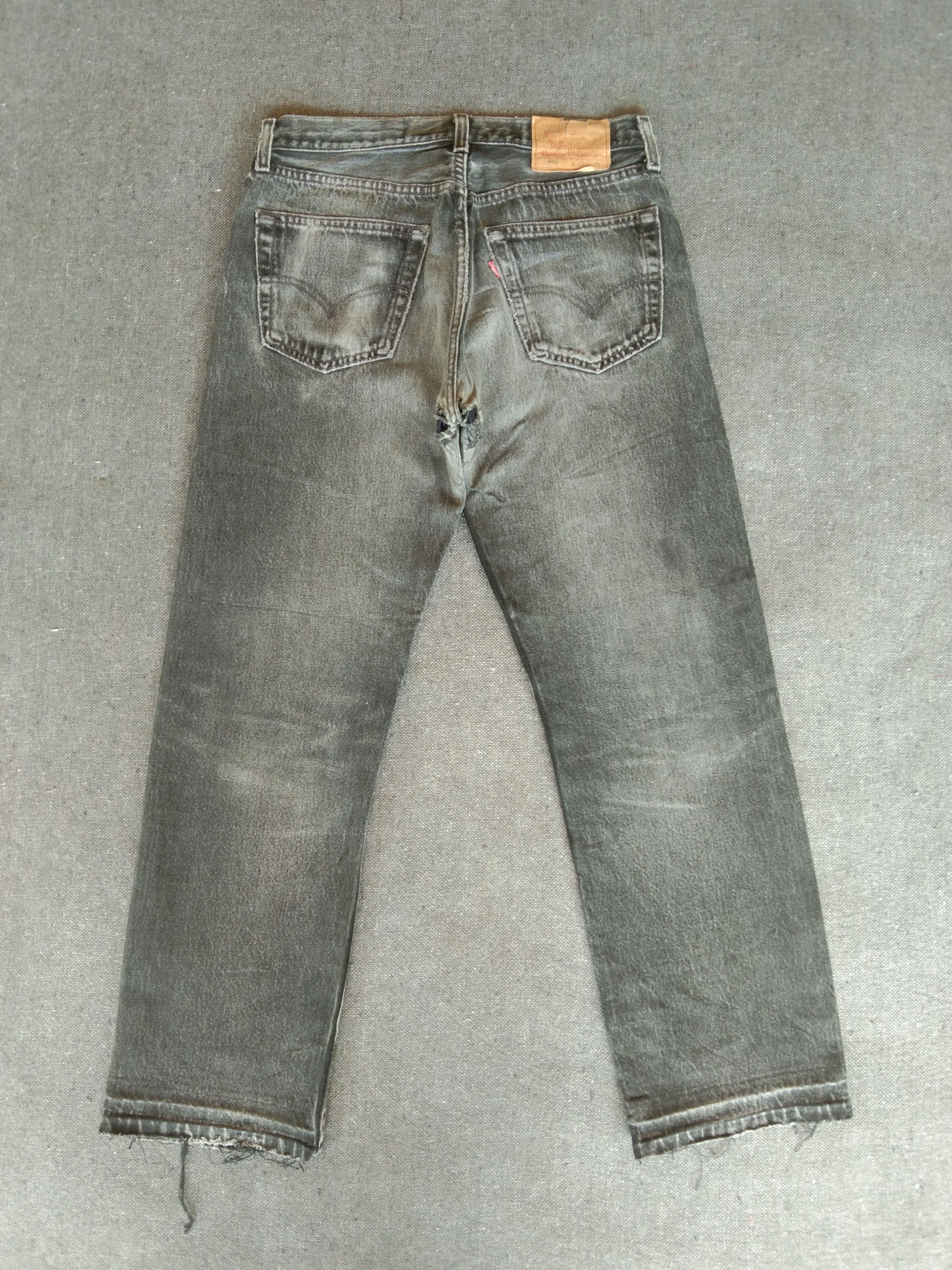 Levi's 90s Vintage Levi's 501 Made In USA Repaired Distressed Jeans Size US 31 - 2 Thumbnail