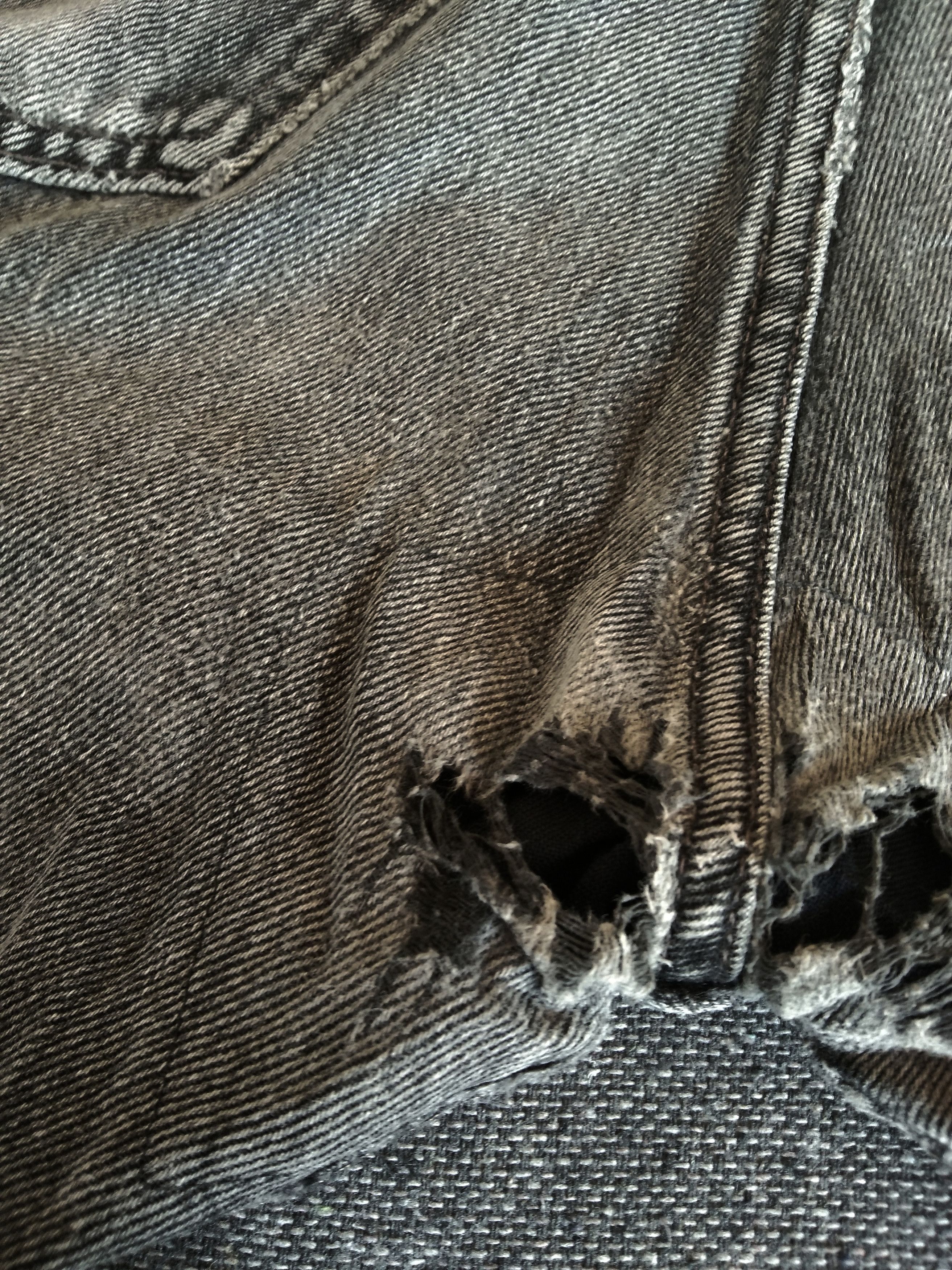 Levi's 90s Vintage Levi's 501 Made In USA Repaired Distressed Jeans Size US 31 - 6 Thumbnail