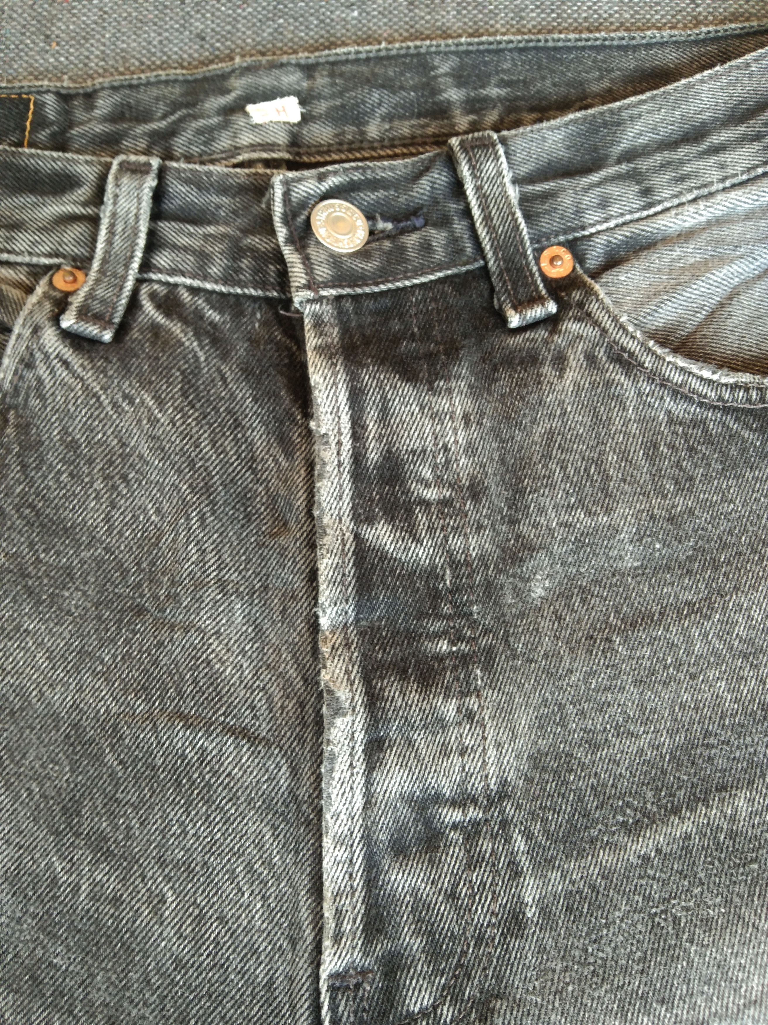 Levi's 90s Vintage Levi's 501 Made In USA Repaired Distressed Jeans Size US 31 - 10 Thumbnail