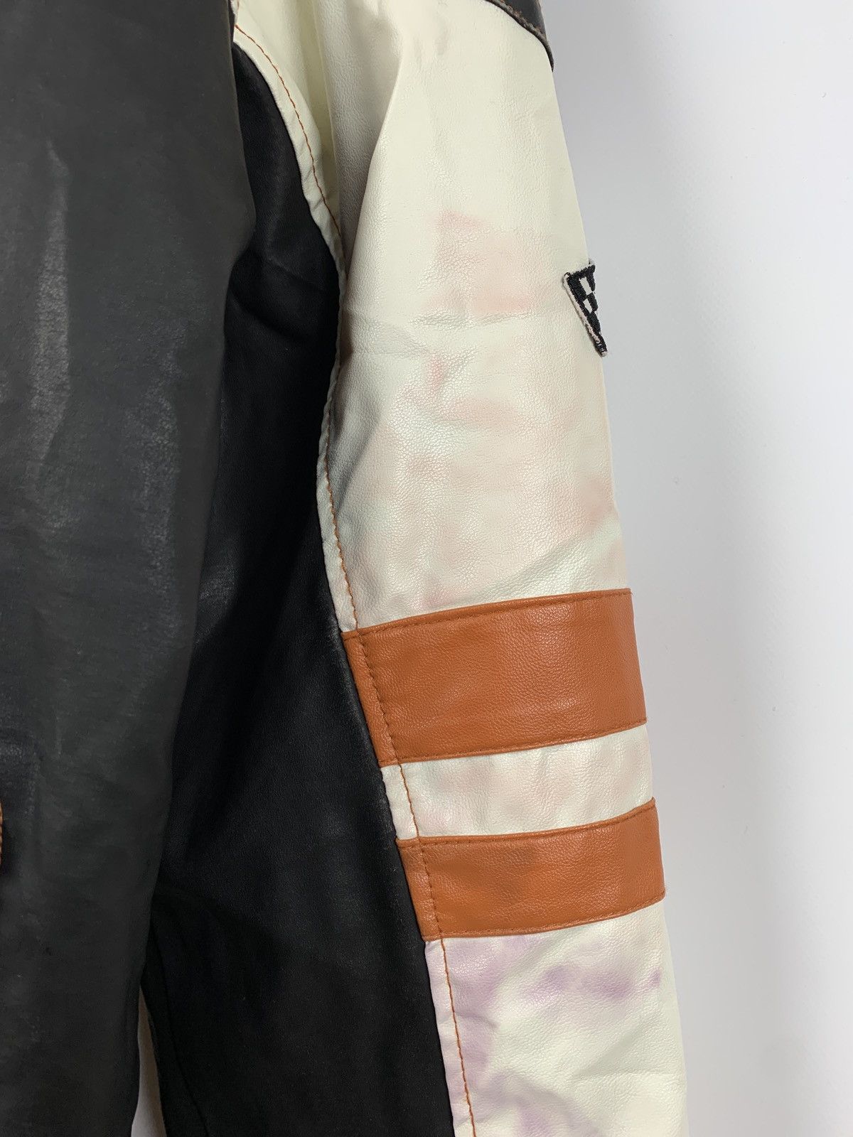 Vintage Vintage Speedway Monza Racing Moto Leather Jacket Size US XL / EU 56 / 4 - 13 Thumbnail