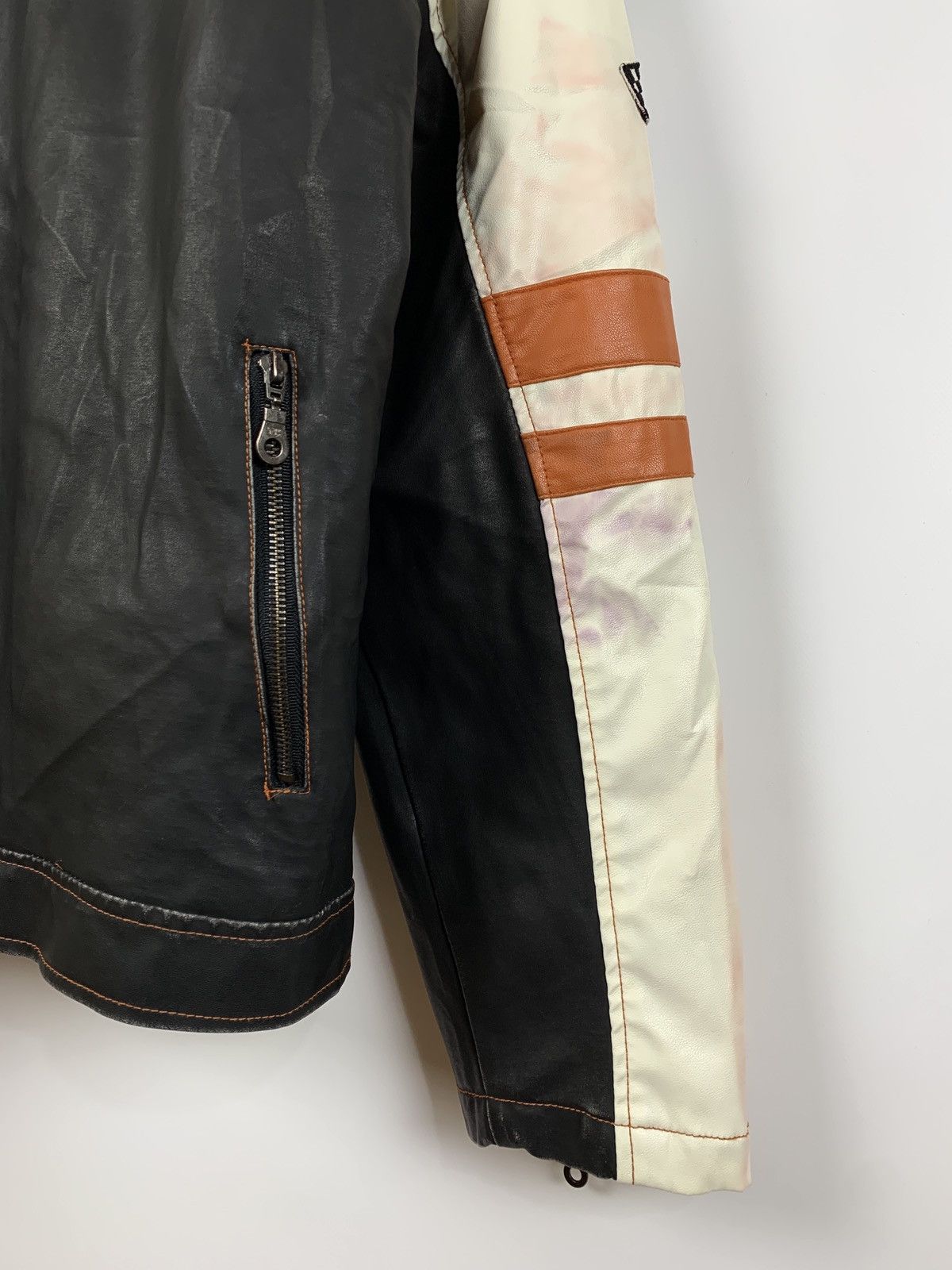 Vintage Vintage Speedway Monza Racing Moto Leather Jacket Size US XL / EU 56 / 4 - 12 Thumbnail
