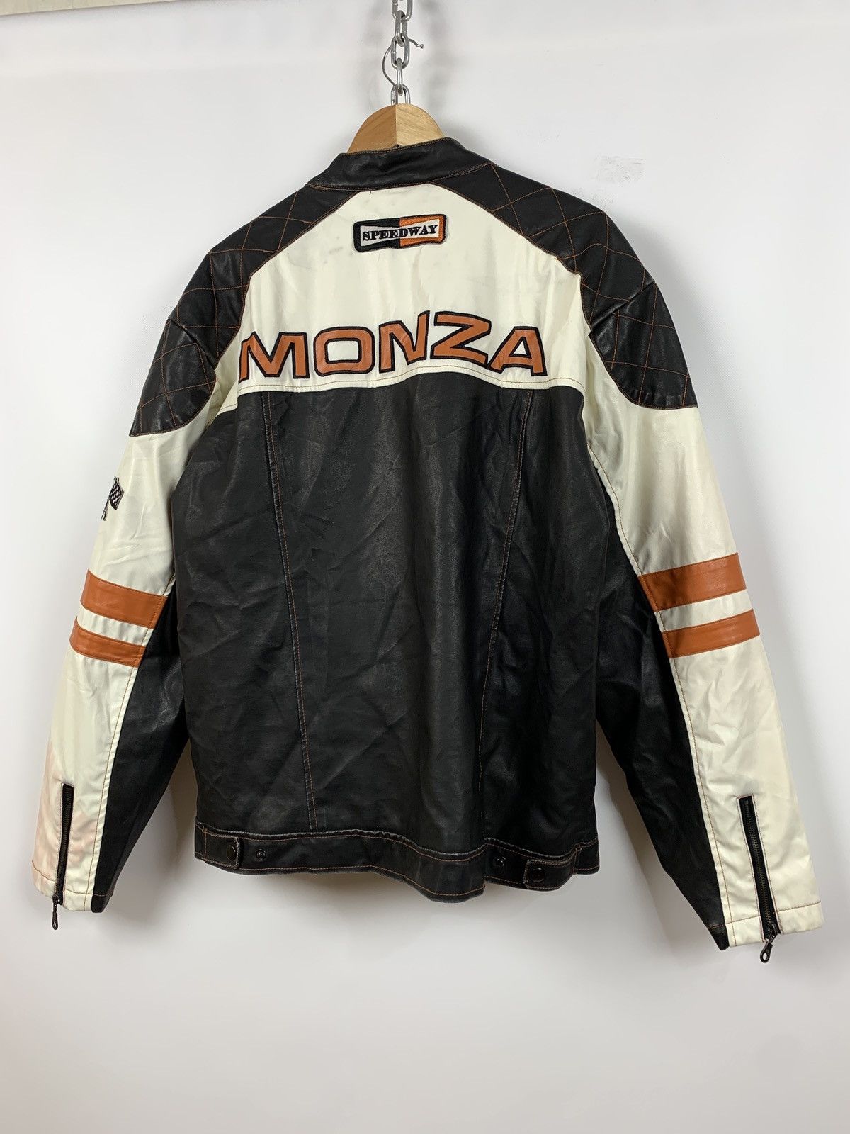 Leather Jacket × Vintage Vintage Speedway Leather Racing