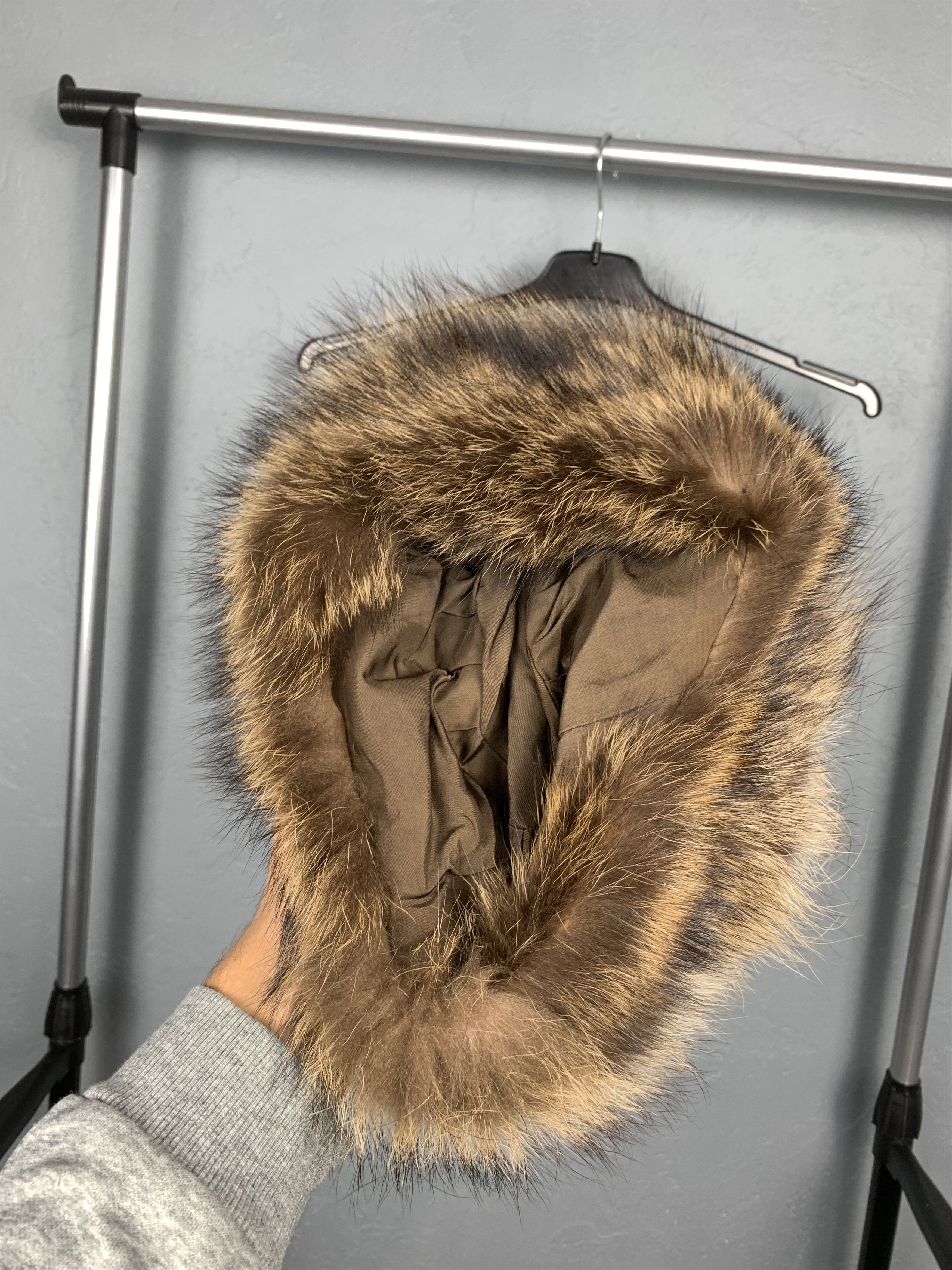 20471120 Vintage Mohair Hat Beanie Wool Fur USHANKA Y2K Fuzzy Size ONE SIZE - 3 Thumbnail