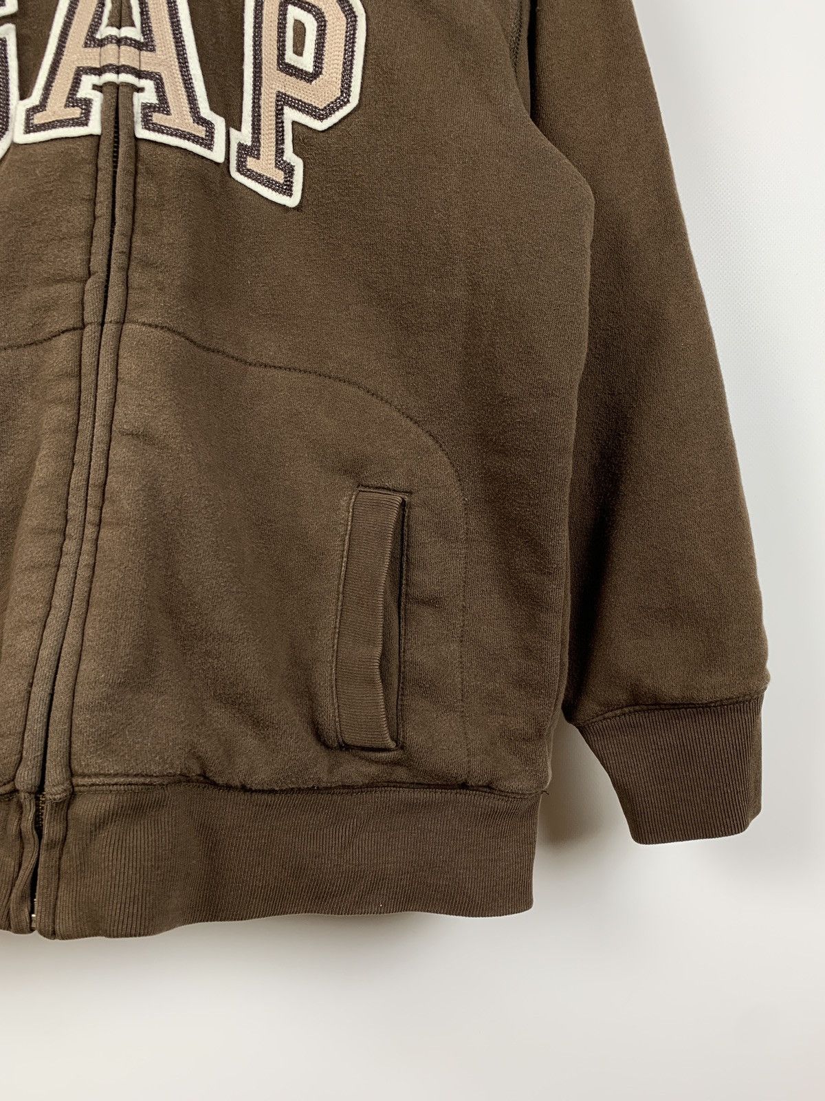 Gap 🤎Vintage Gap Rare Hype Brown Women’s Sherpa Hoodie Size S / US 4 / IT 40 - 13 Thumbnail