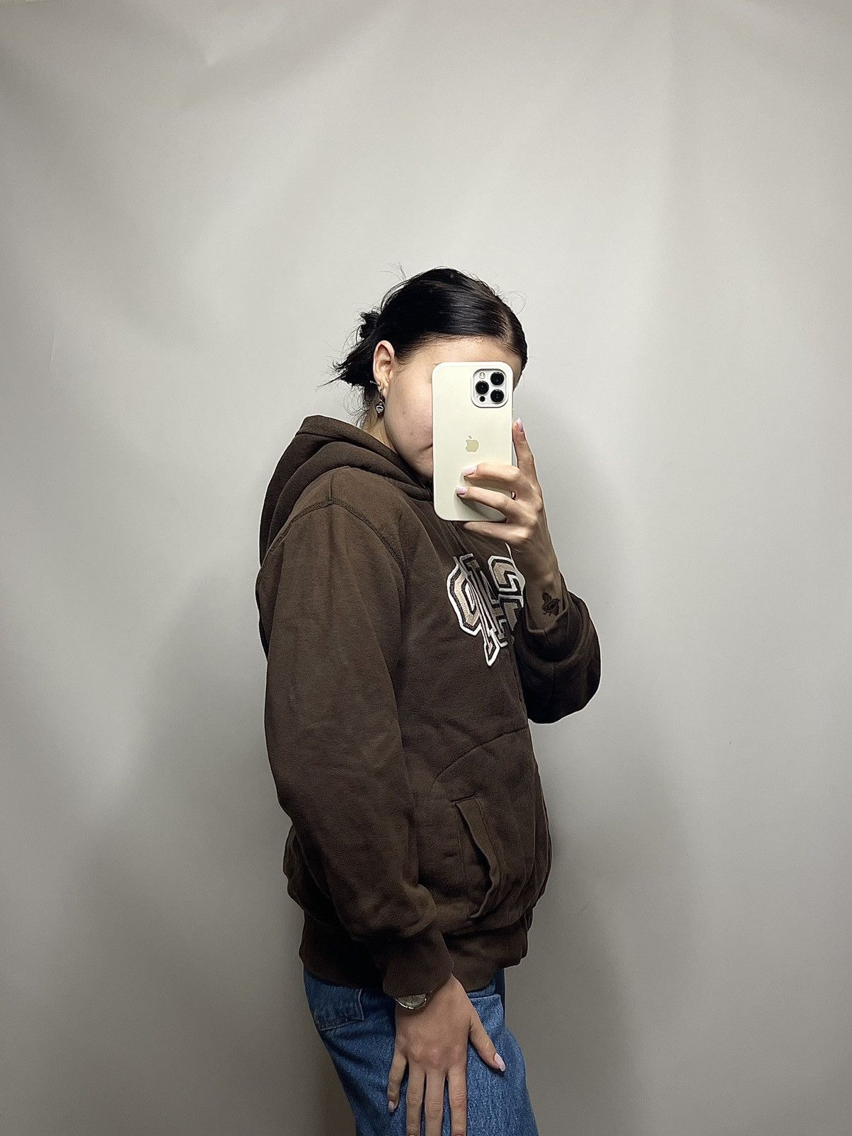 Gap 🤎Vintage Gap Rare Hype Brown Women’s Sherpa Hoodie Size S / US 4 / IT 40 - 3 Thumbnail