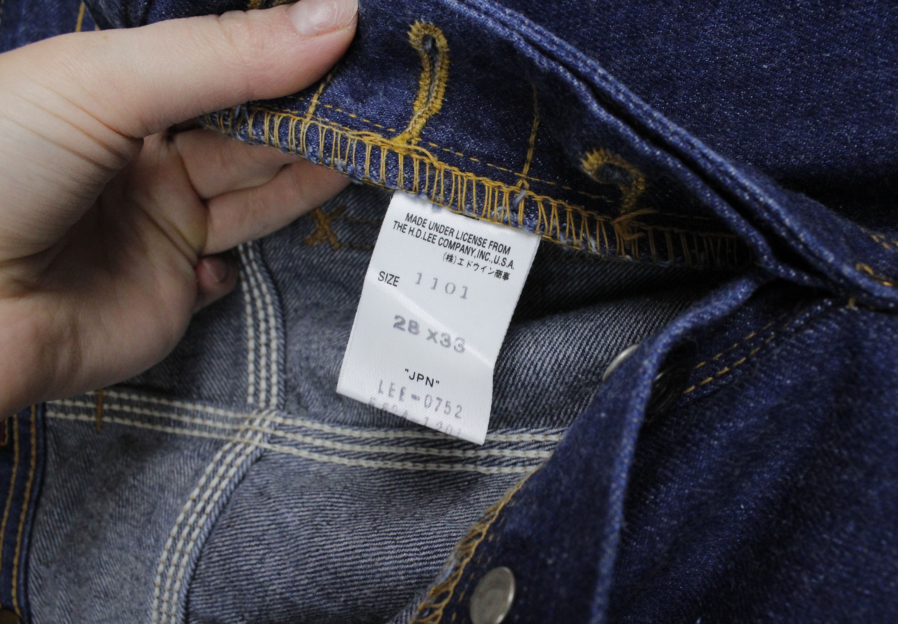 Lee × Self Edge Vintage 1101 Lee Japan 0752 Selvedge Worker Denim Pants Size US 28 / EU 44 - 5 Thumbnail