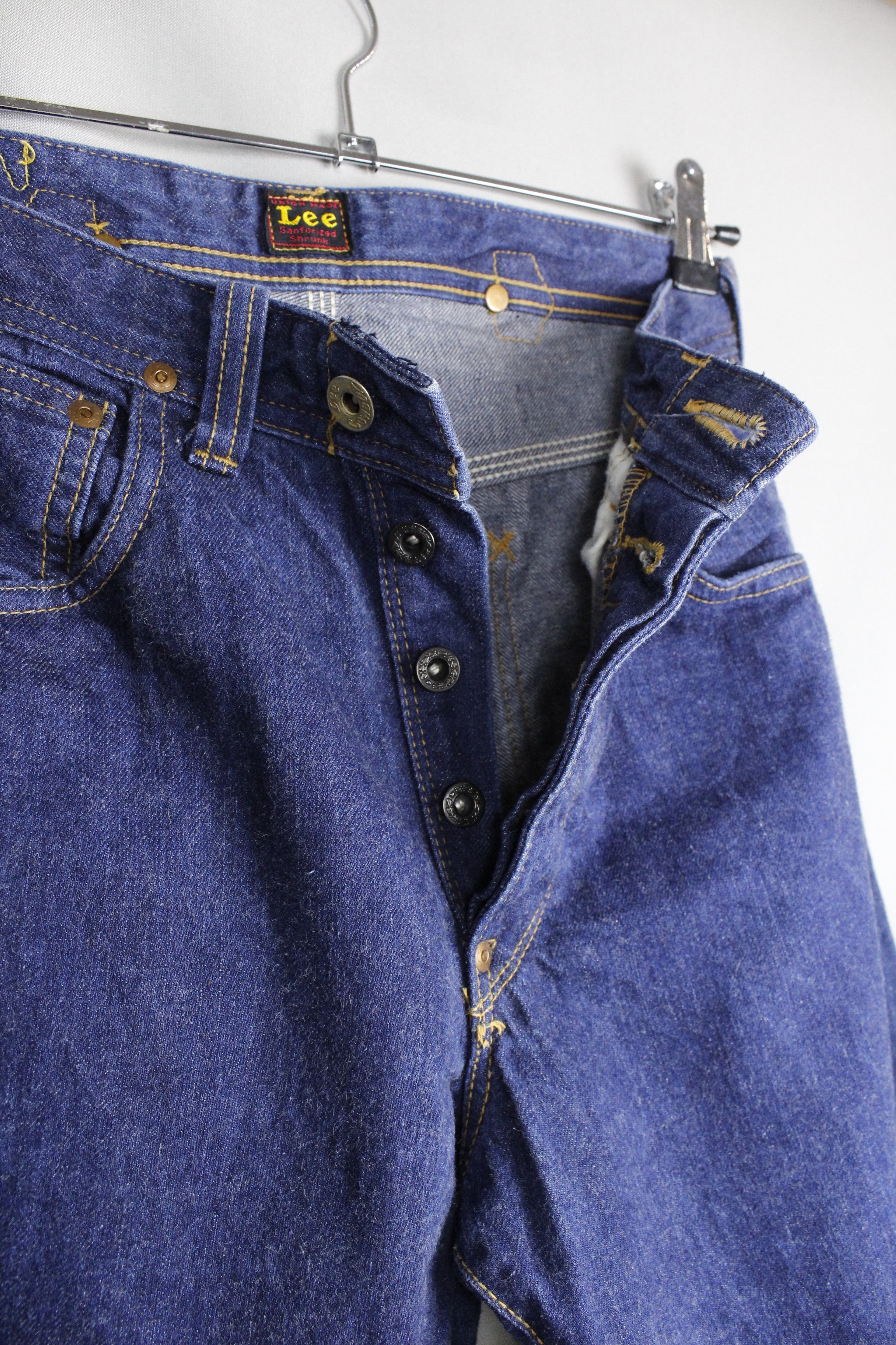 Lee × Self Edge Vintage 1101 Lee Japan 0752 Selvedge Worker Denim Pants Size US 28 / EU 44 - 4 Thumbnail
