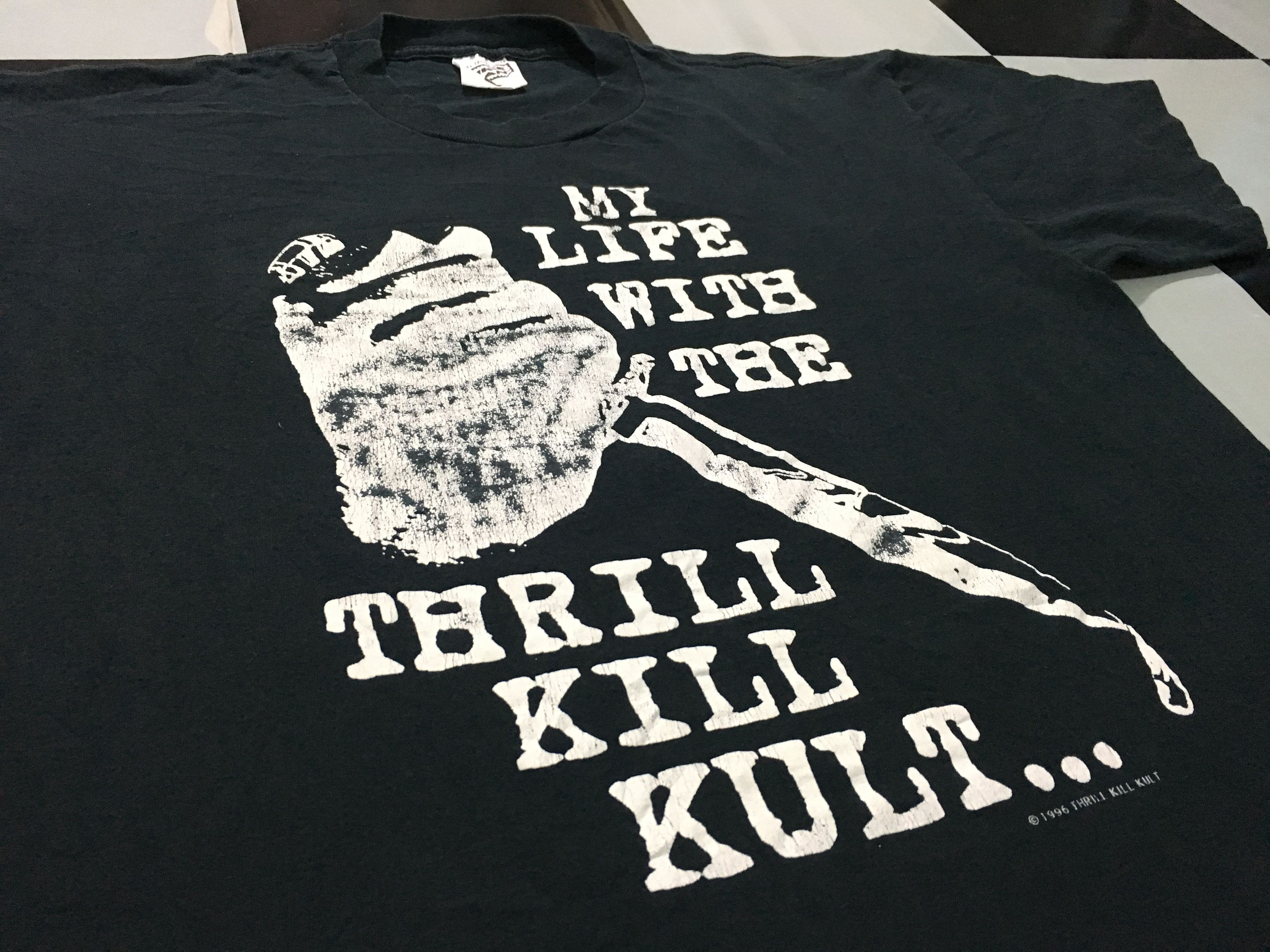Band Tees × Vintage 🔥Rare Vintage My Life with the Thrill Kill Kult Shirt 1996 Size US XL / EU 56 / 4 - 1 Thumbnail