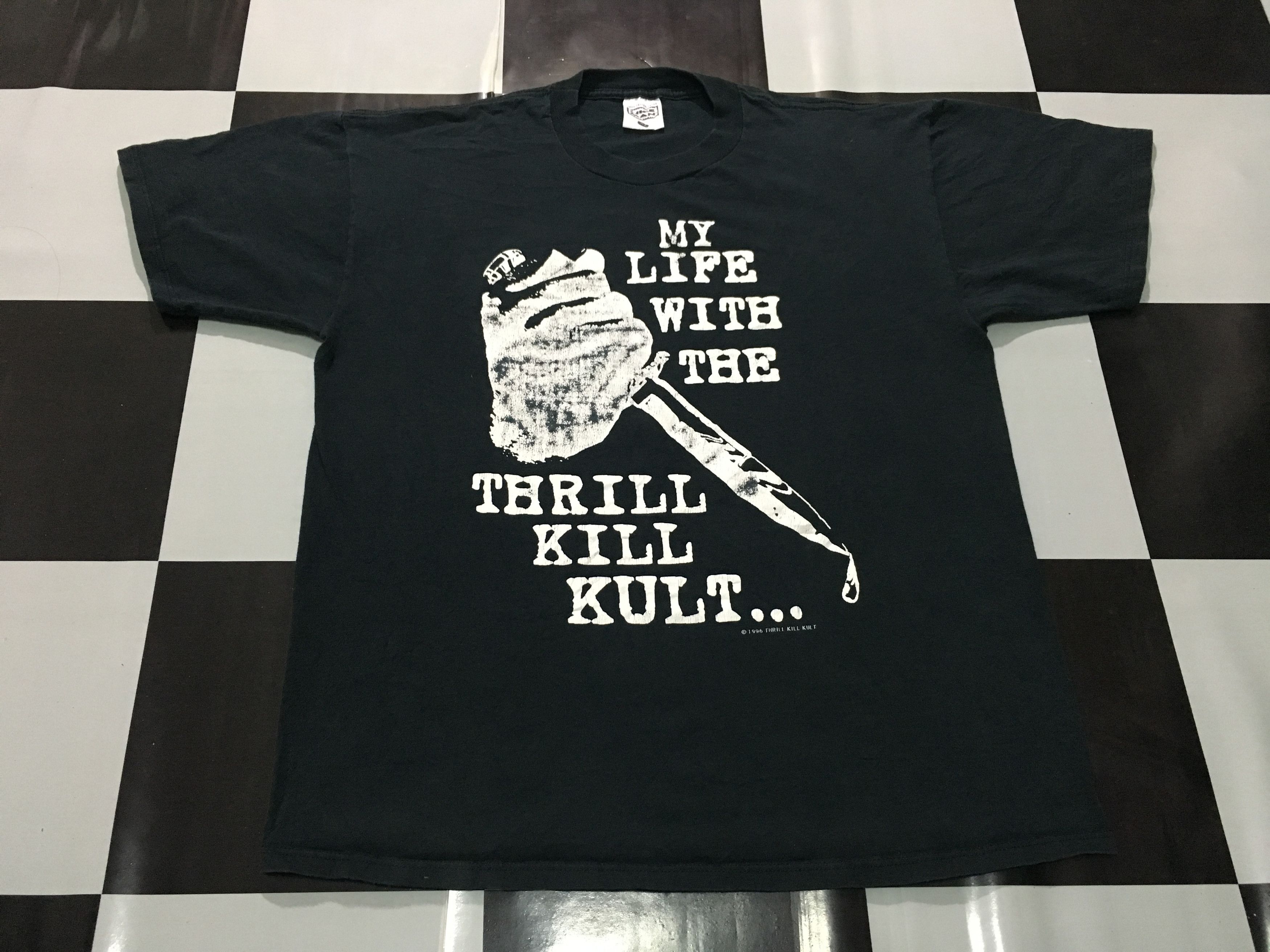 Band Tees × Vintage 🔥Rare Vintage My Life with the Thrill Kill Kult Shirt 1996 Size US XL / EU 56 / 4 - 2 Thumbnail